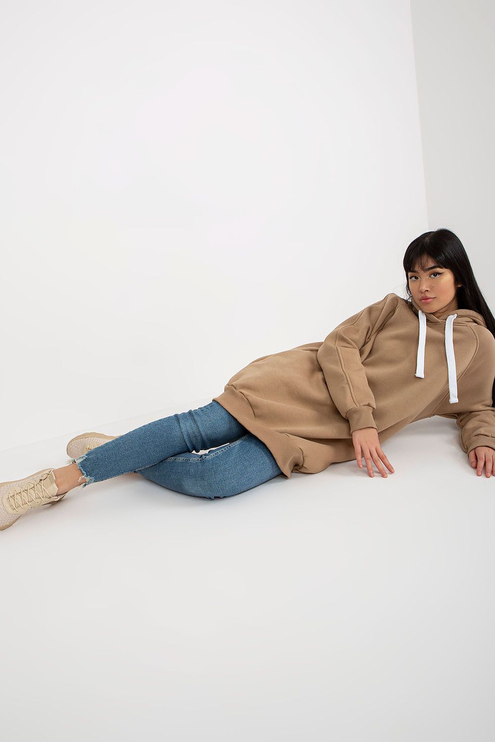   Bluza Damska Model EM-BL-695.25X Dark Beige - Ex Moda 