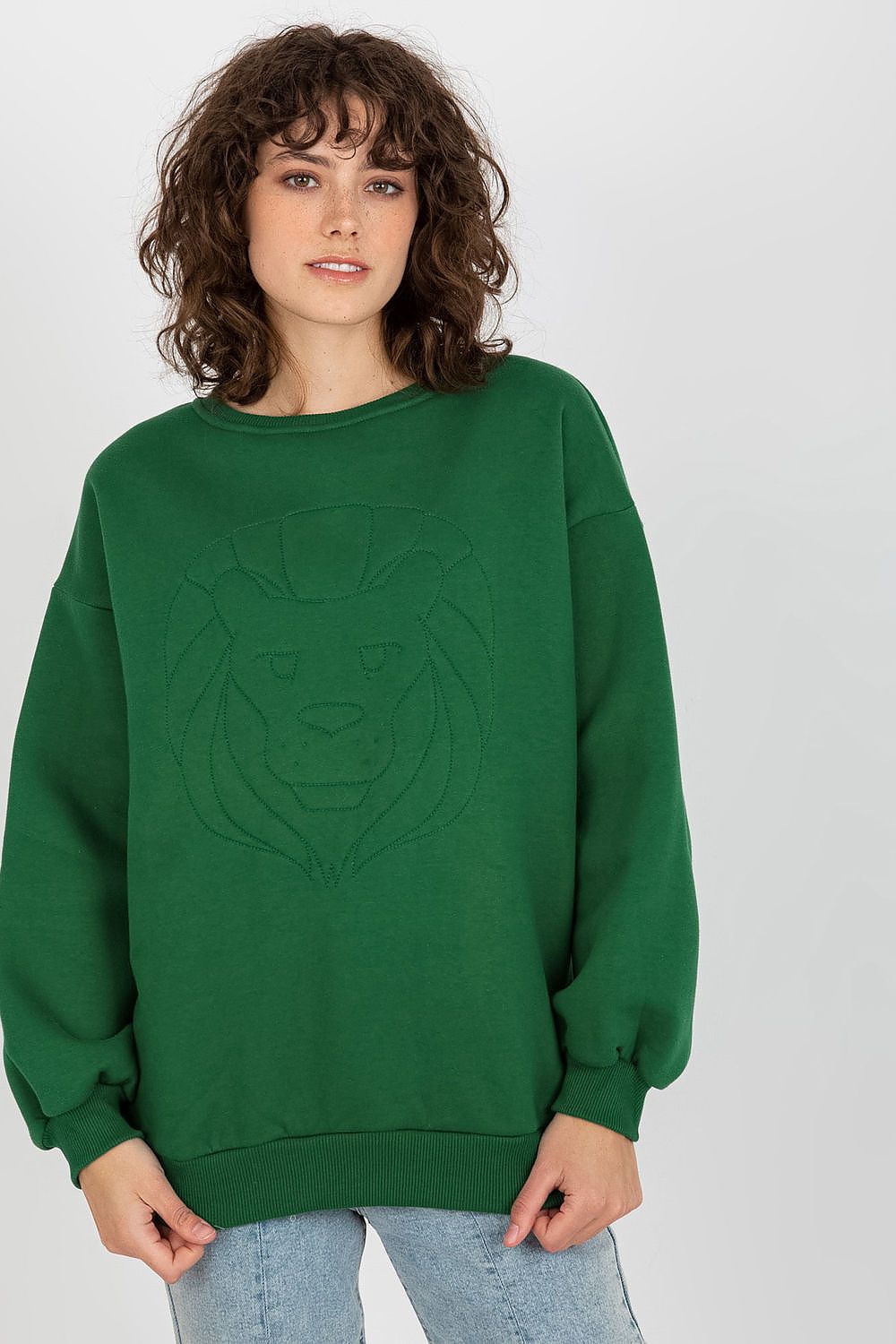   Bluza Damska Model EM-BL-617-4.41P Dark Green - Ex Moda 