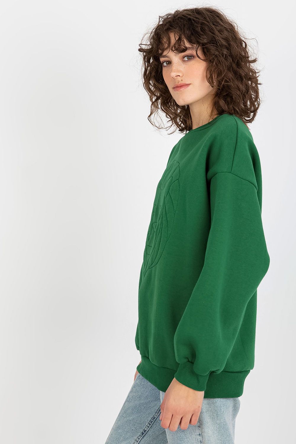   Bluza Damska Model EM-BL-617-4.41P Dark Green - Ex Moda 