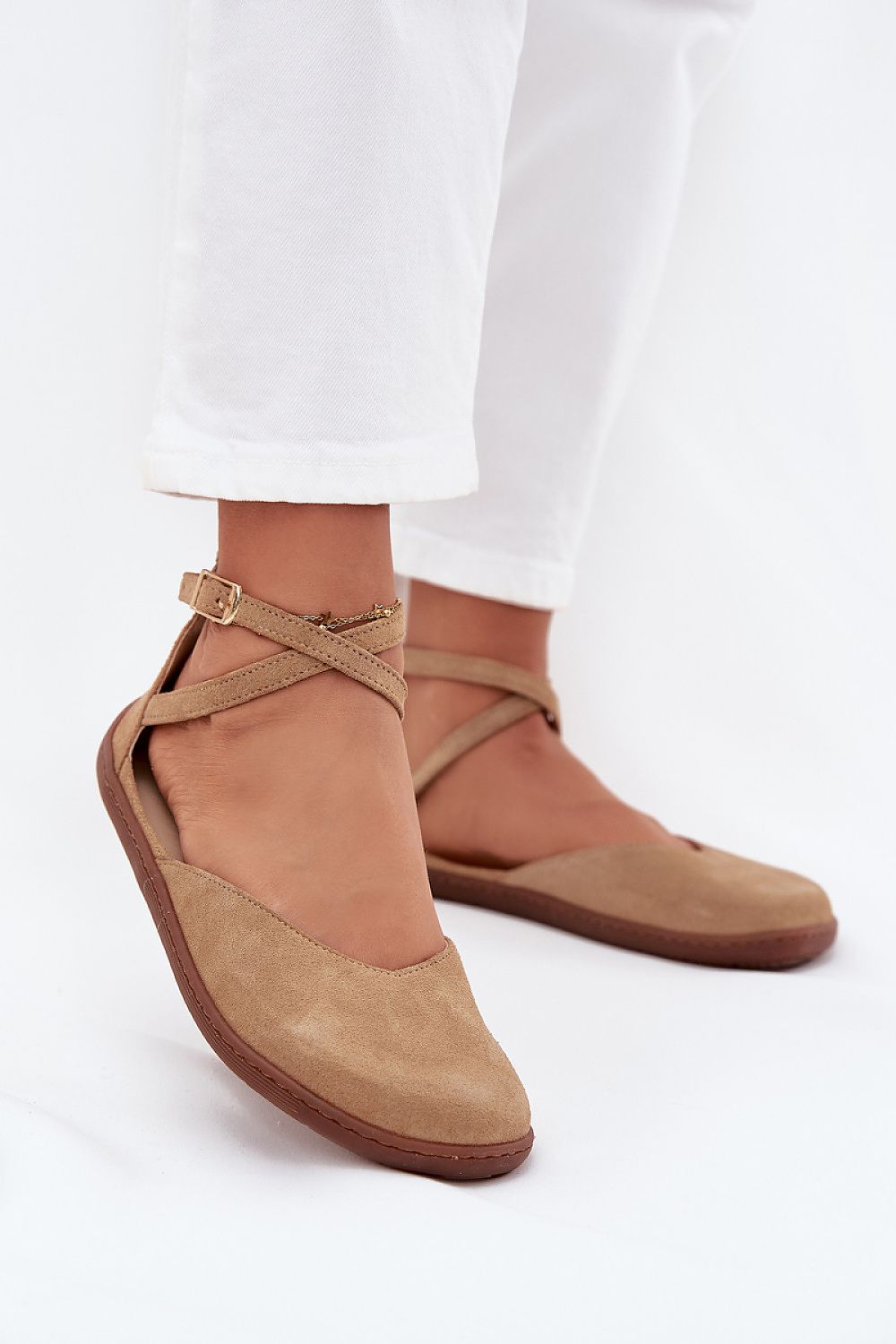   Baleriny Model Zazoo 191 Beige - Step in style 