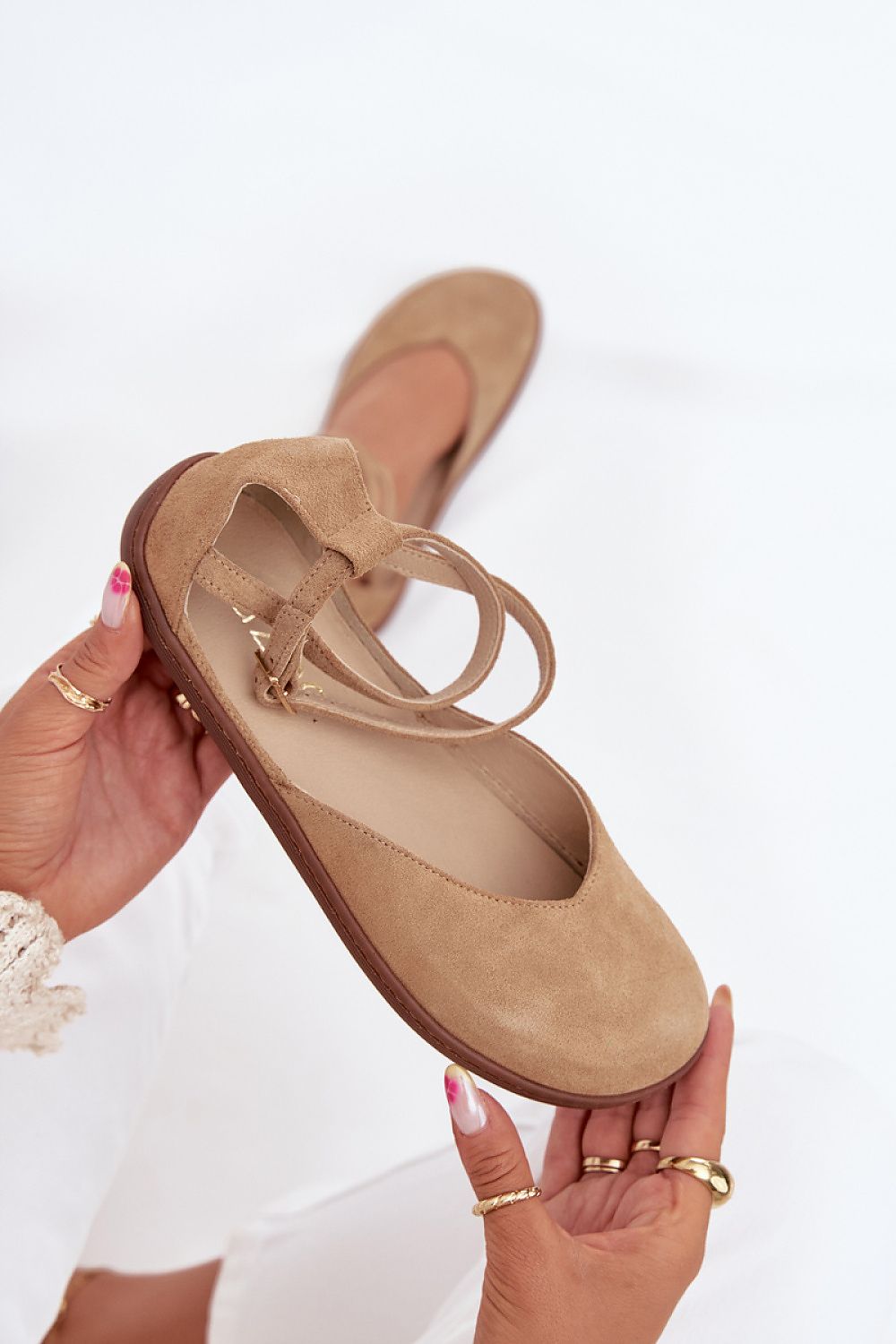   Baleriny Model Zazoo 191 Beige - Step in style 