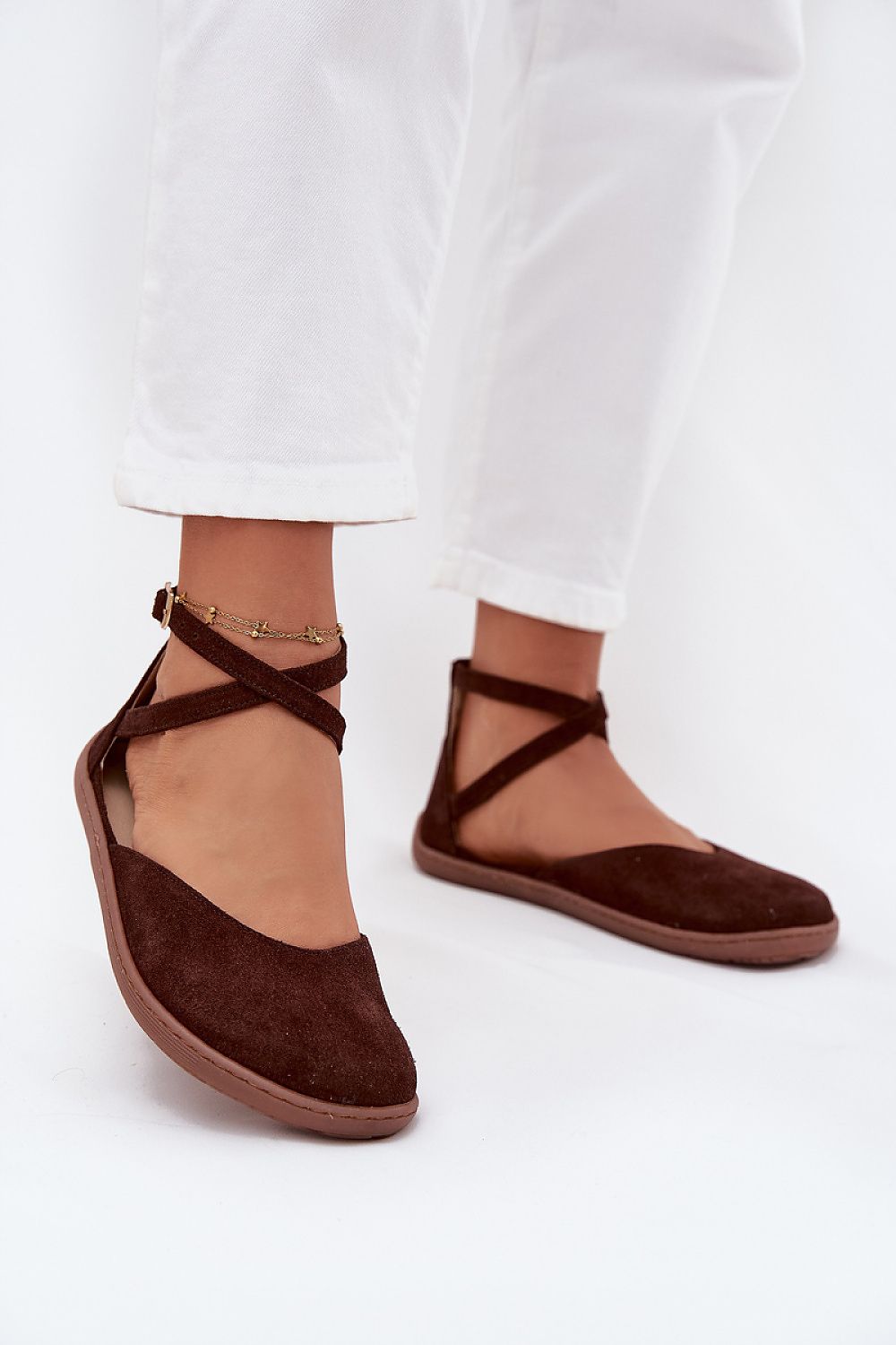   Baleriny Model Zazoo 191 Chocolate - Step in style 