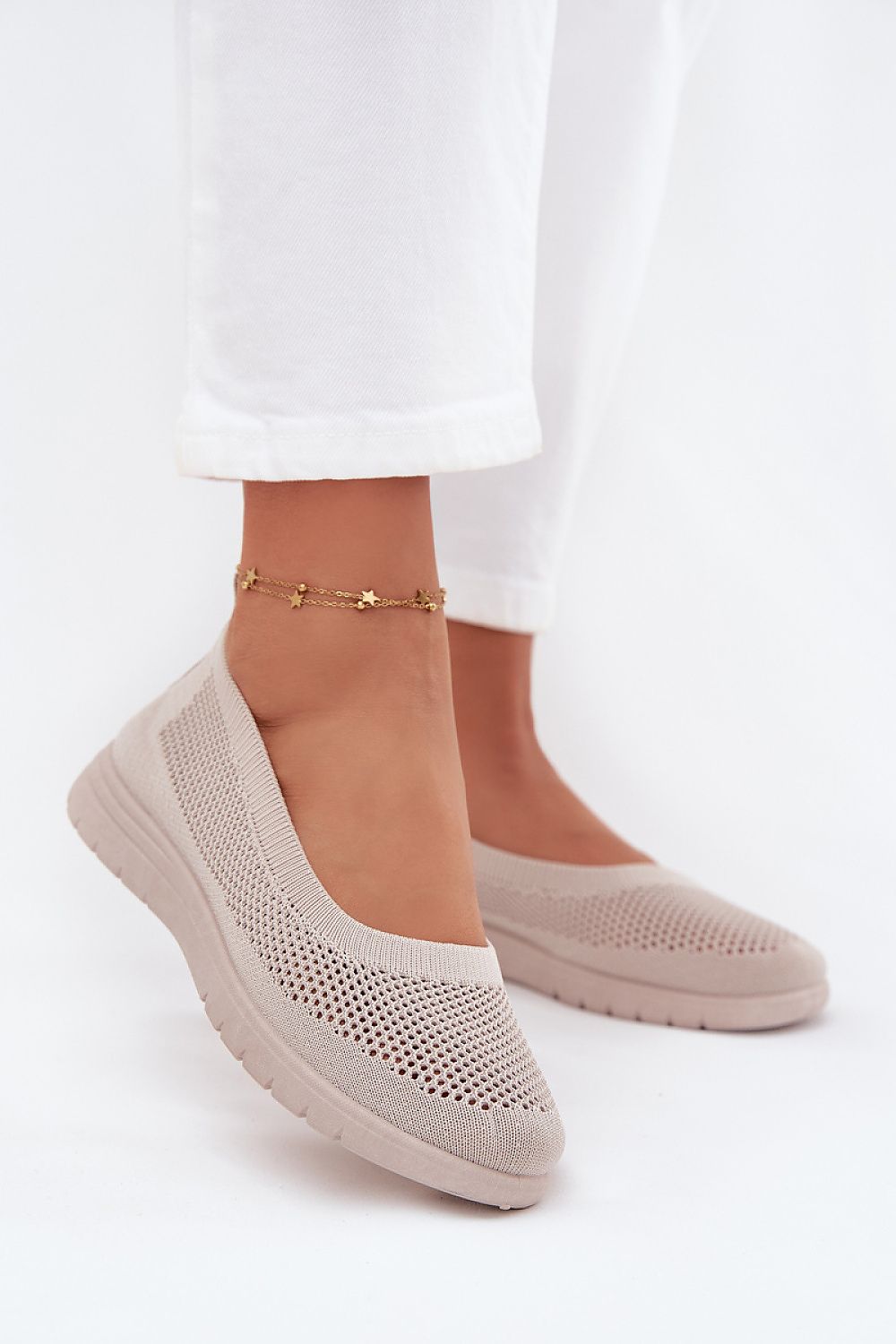   Baleriny Model Virella NB738 Beige - Step in style 