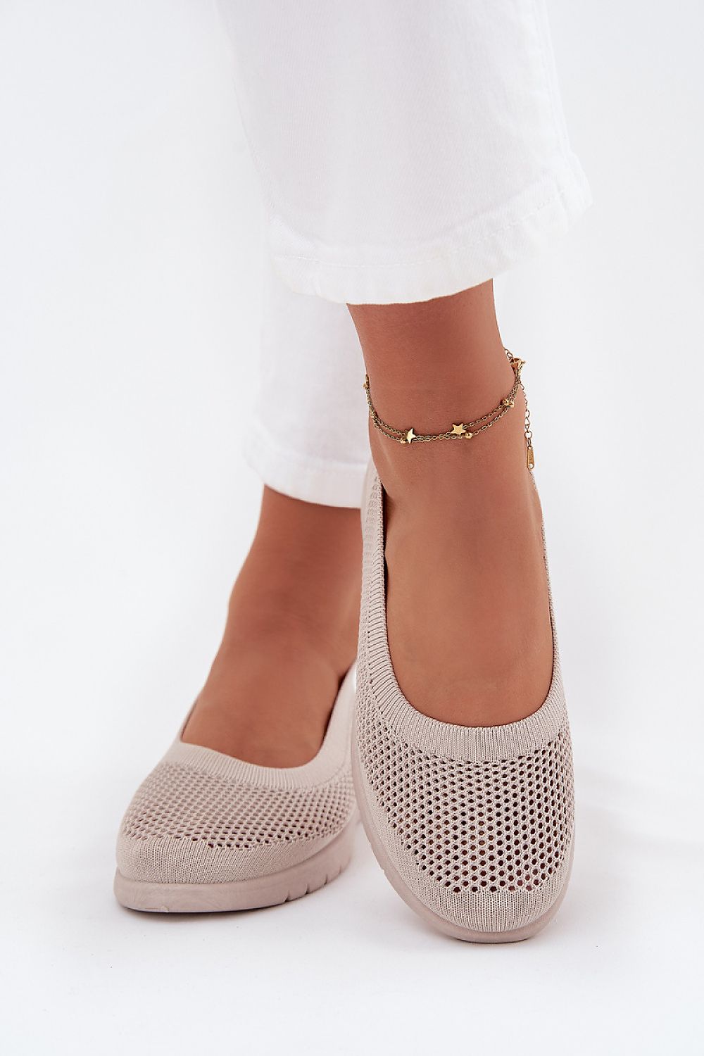   Baleriny Model Virella NB738 Beige - Step in style 