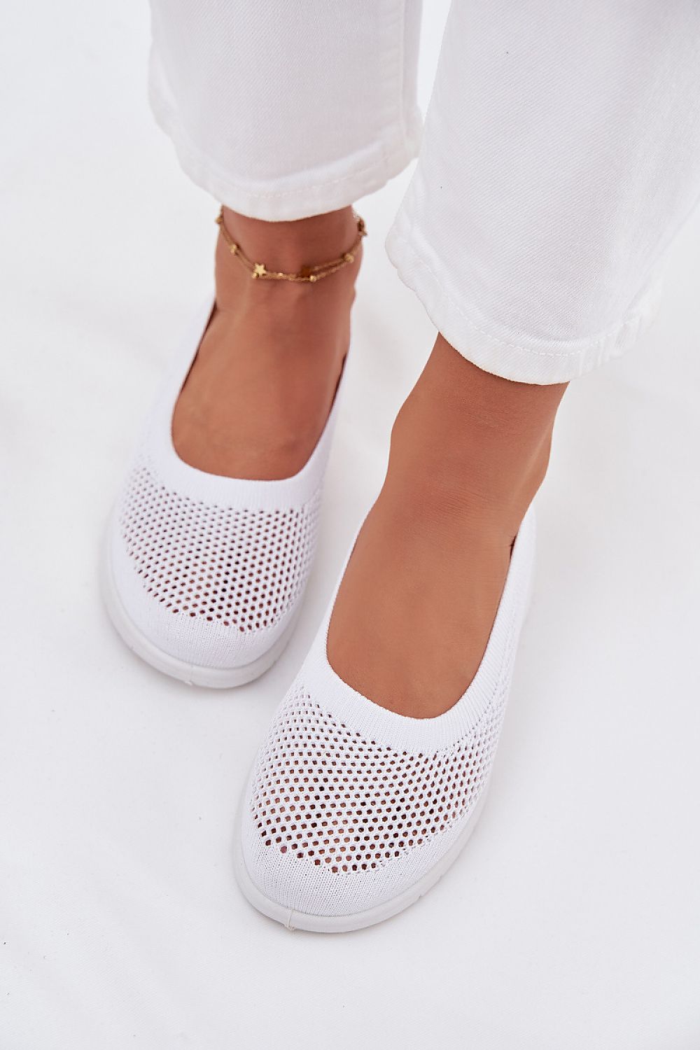   Baleriny Model Virella NB738 White - Step in style 