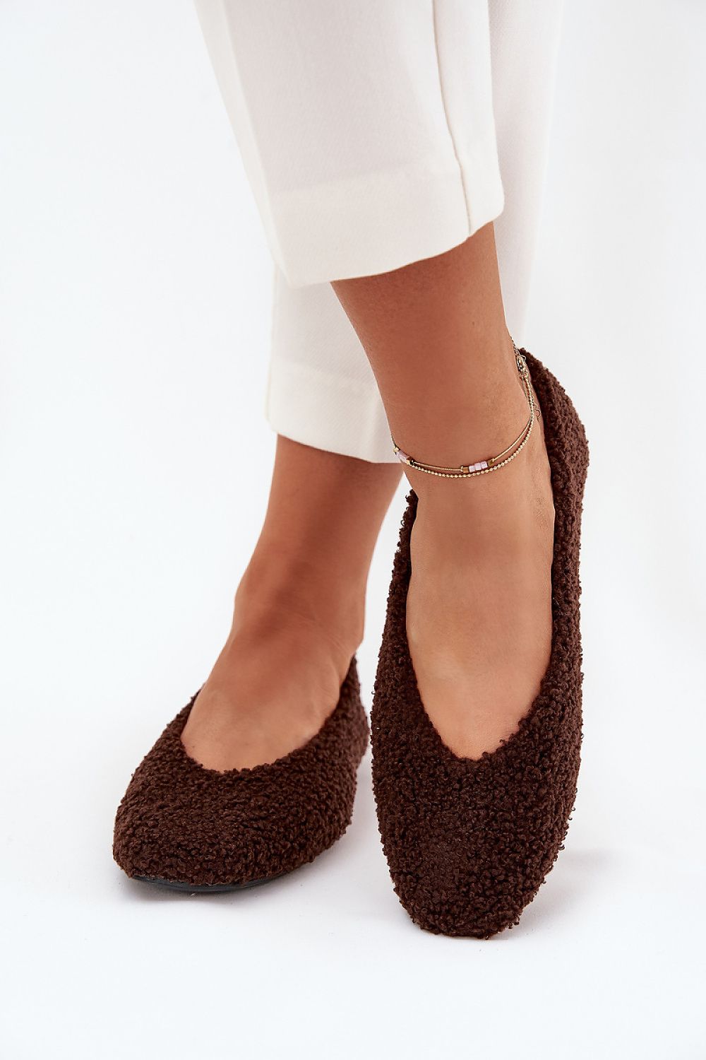  Baleriny Model Zimira QQ-264 Czekolada - Step in style 
