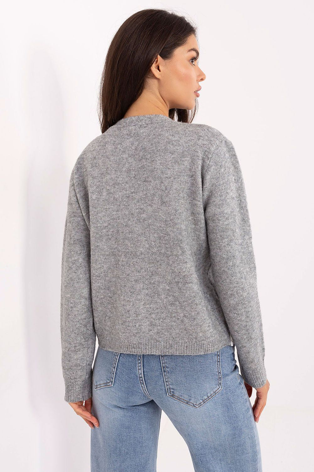  Sweter Damski Model PM-SW-F513.16 Grey - Factory Price 