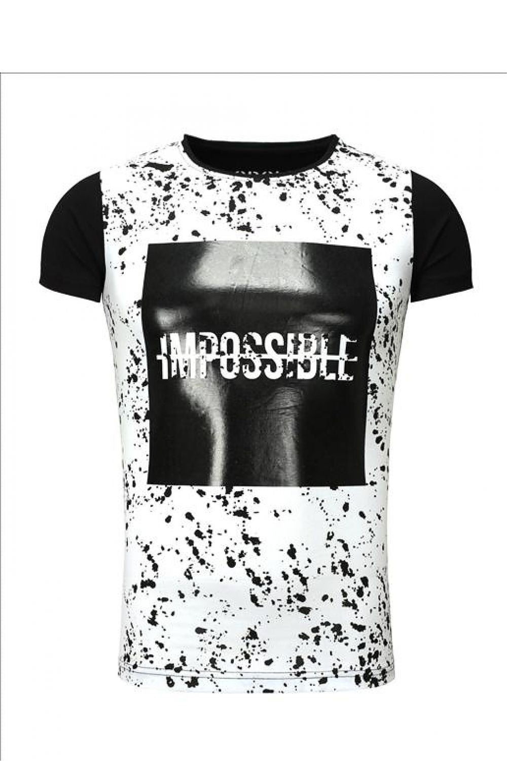   Tshirt Męski Model 17180 Black - YourNewStyle 