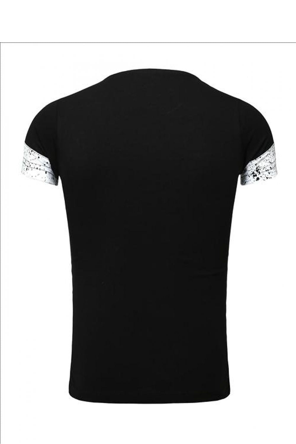   Tshirt Męski Model 17181 Black - YourNewStyle 