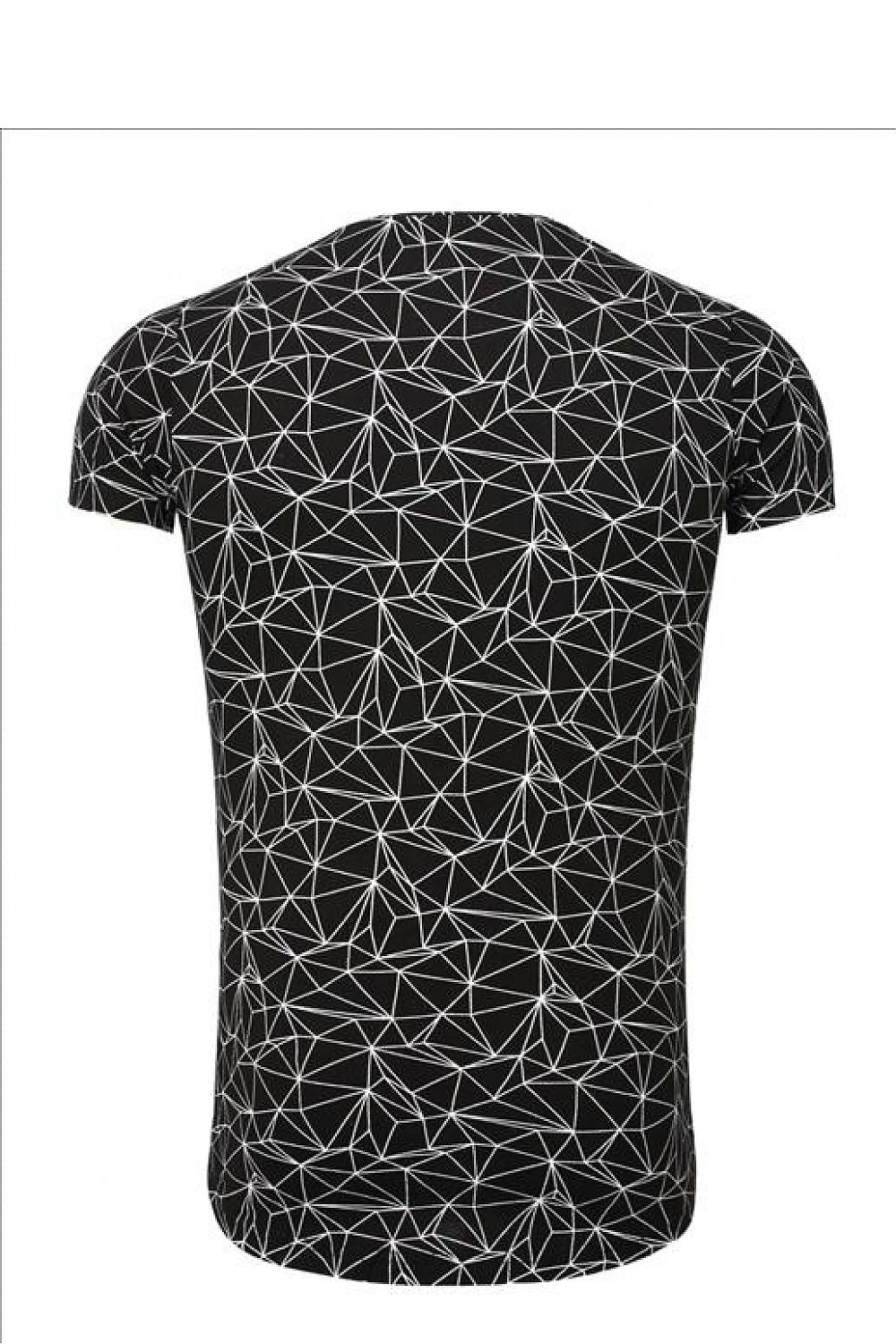   Tshirt Męski Model 17184 Black - YourNewStyle 