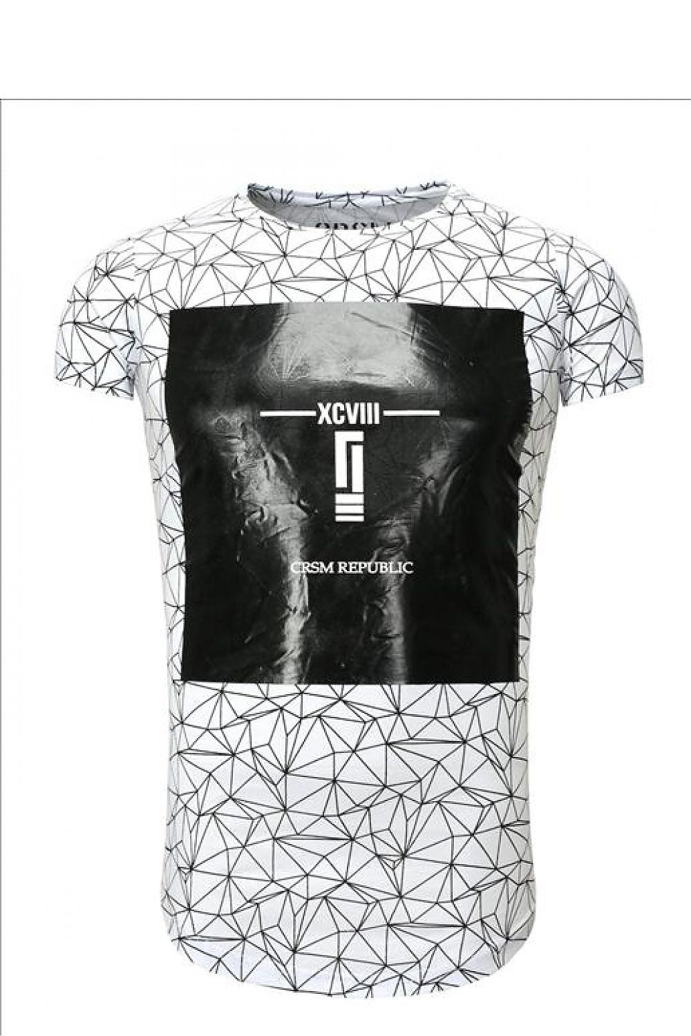   Tshirt Męski Model 17185 White - YourNewStyle 