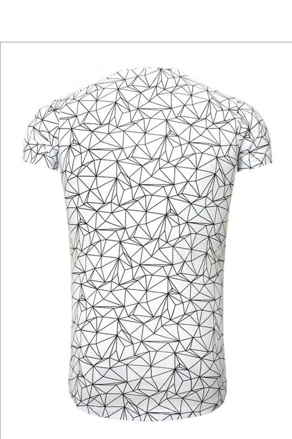   Tshirt Męski Model 17185 White - YourNewStyle 
