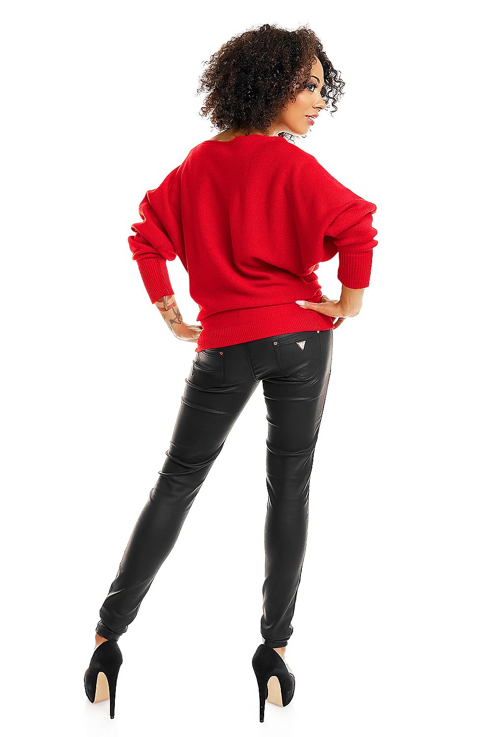   Sweter model 70003 Neon Coral - PeeKaBoo 