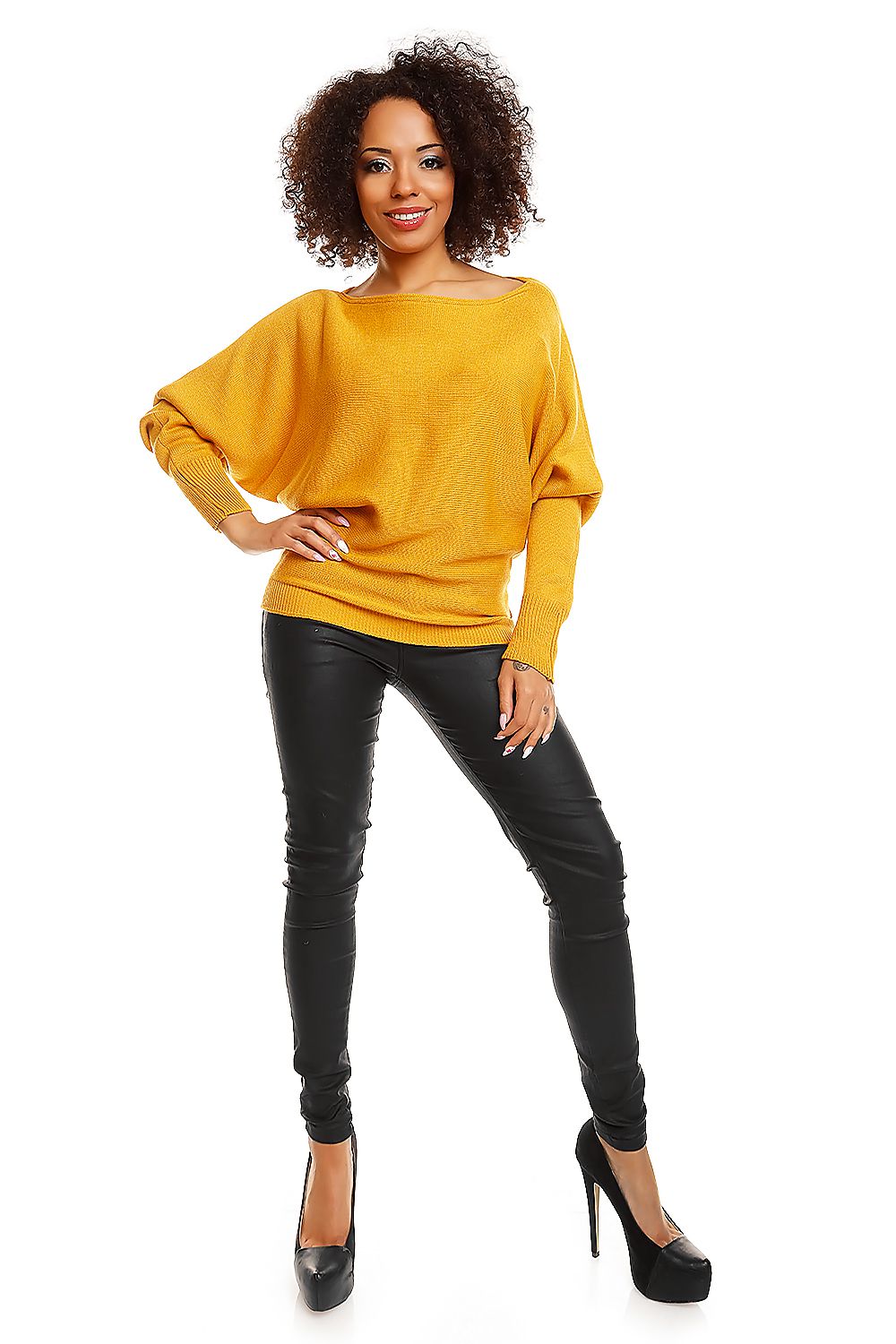   Sweter model 70003 Mustard - PeeKaBoo 