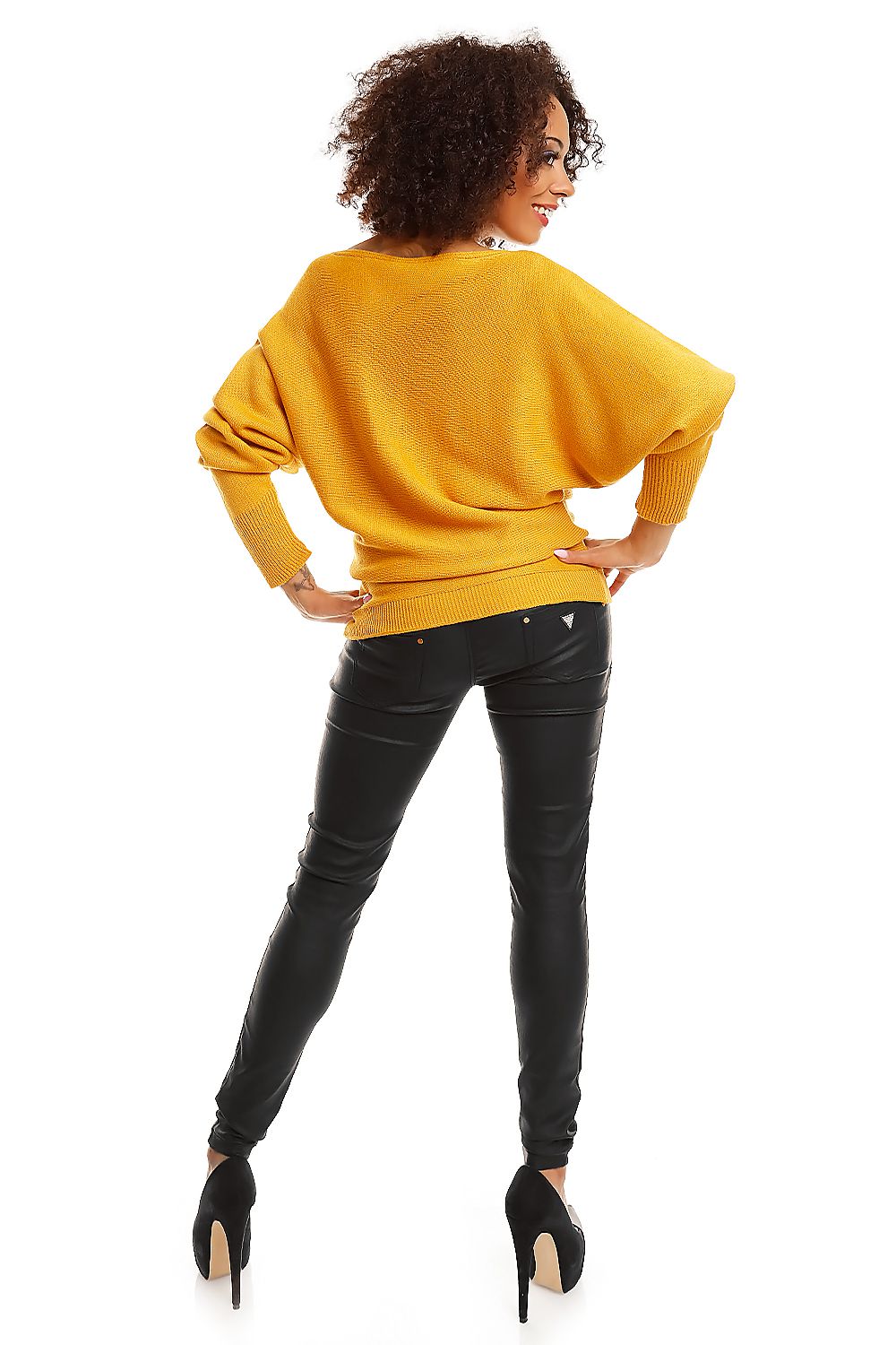   Sweter model 70003 Mustard - PeeKaBoo 