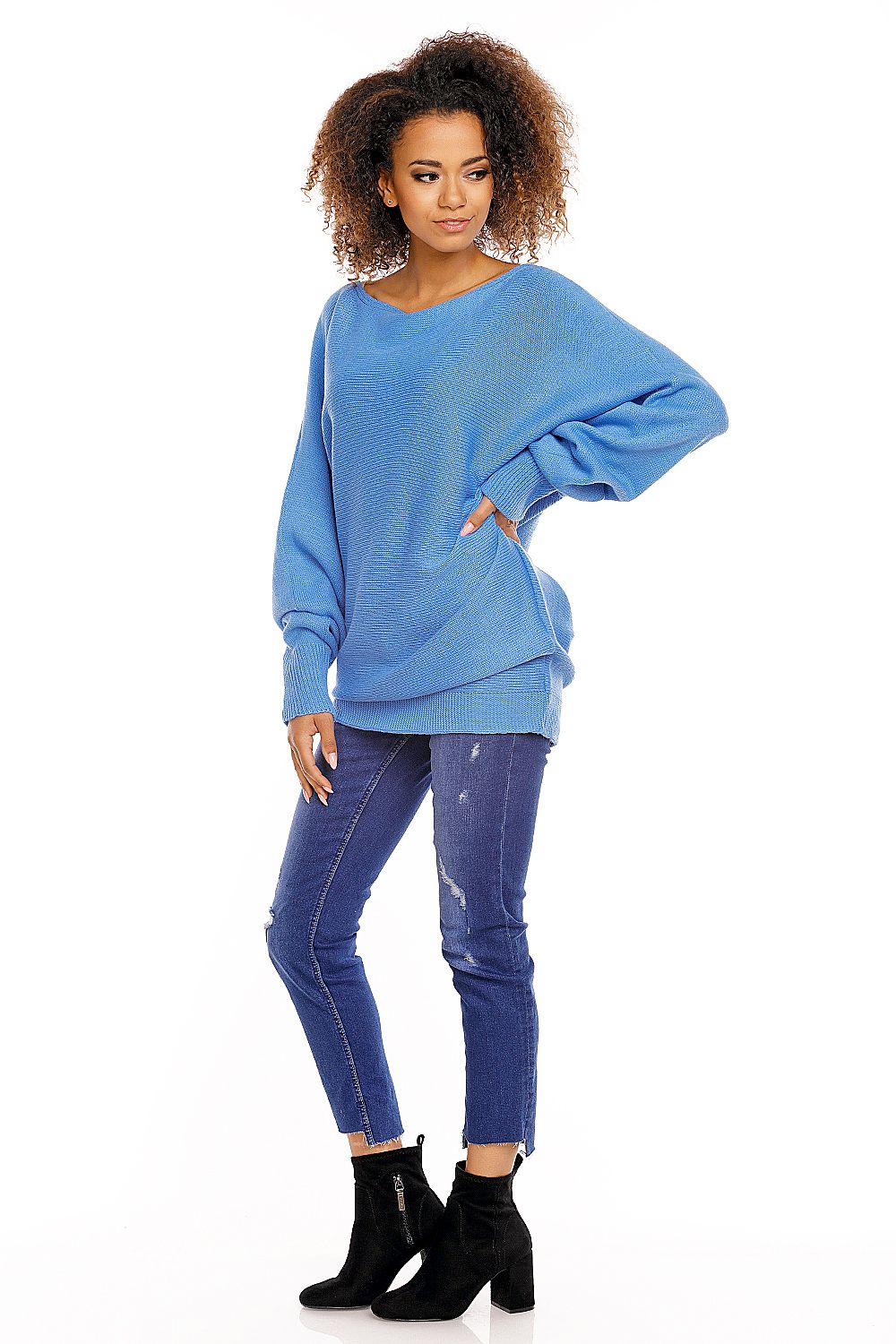   Sweter model 70003 Jeans - PeeKaBoo 