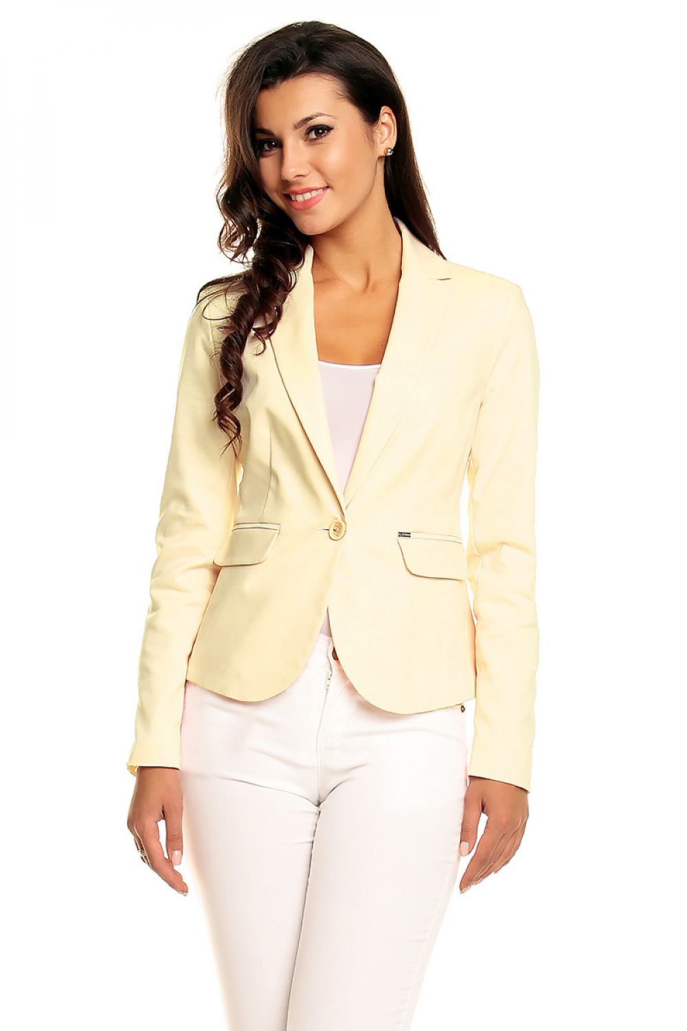   Żakiet Model 03 Light Yellow - Cabba 