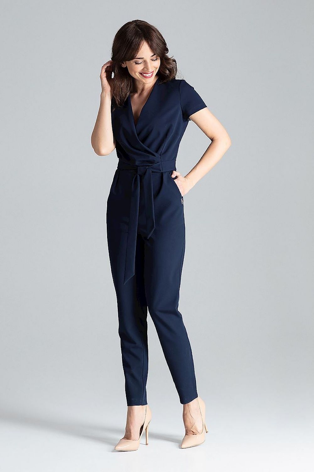   Kombinezon Damski Model L027 Navy - Lenitif 