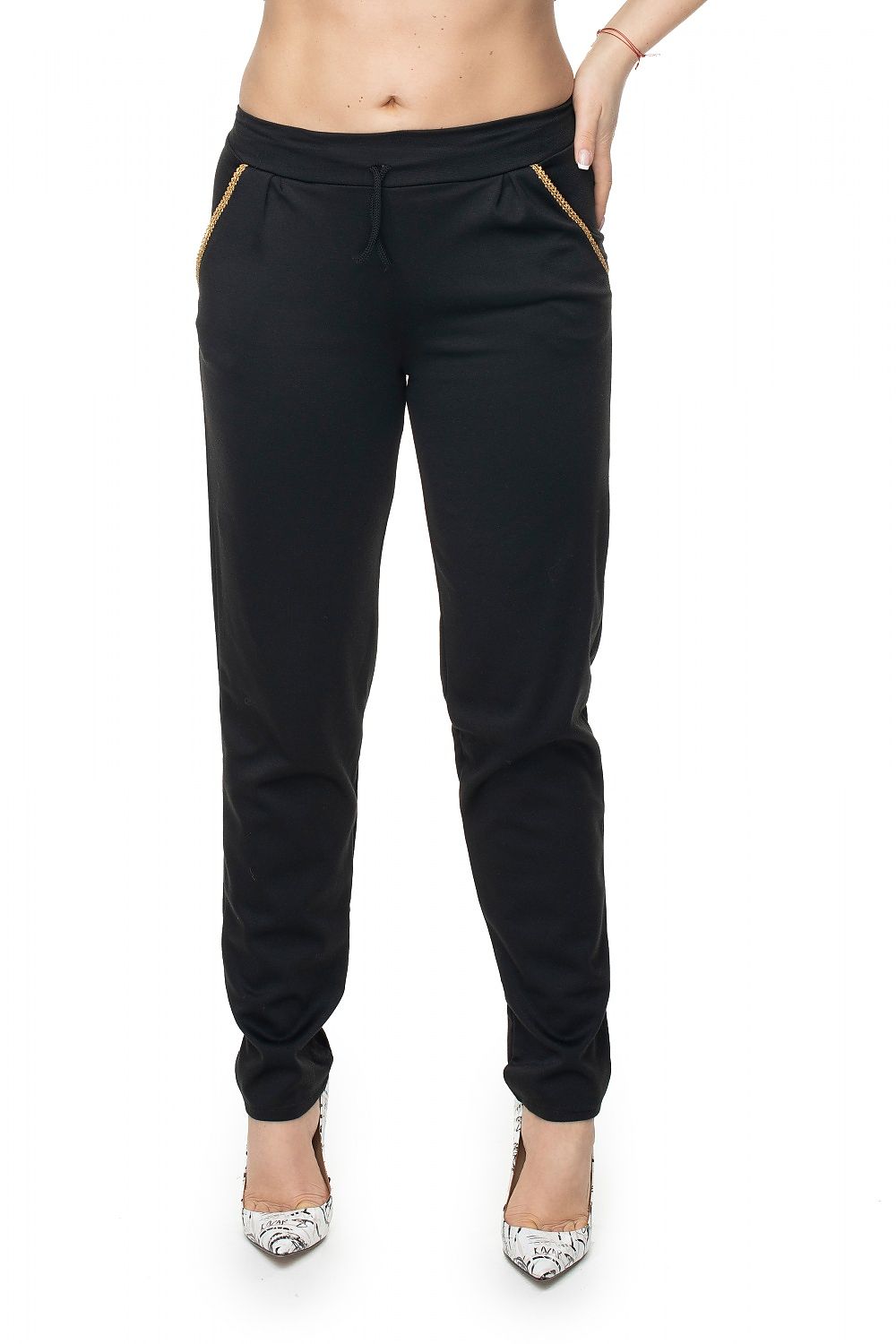   Spodnie Damskie Model 0101 Black - PeeKaBoo 