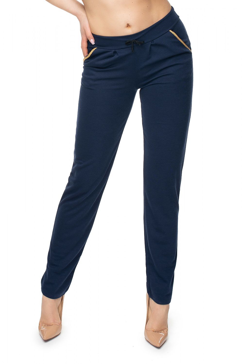   Spodnie Damskie Model 0101 Navy - PeeKaBoo 