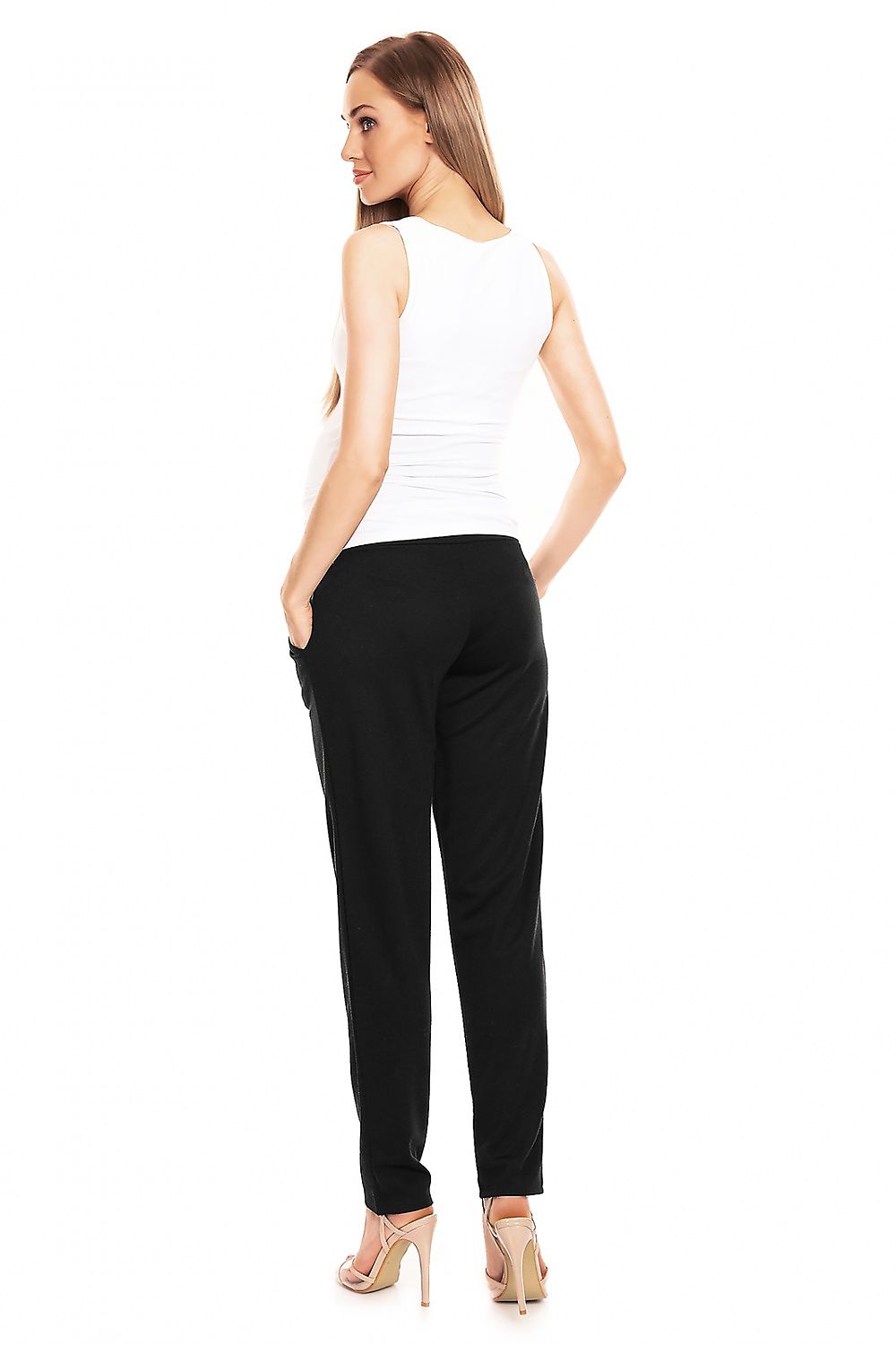  Spodnie Ciążowe Model 0134 Black - PeeKaBoo 