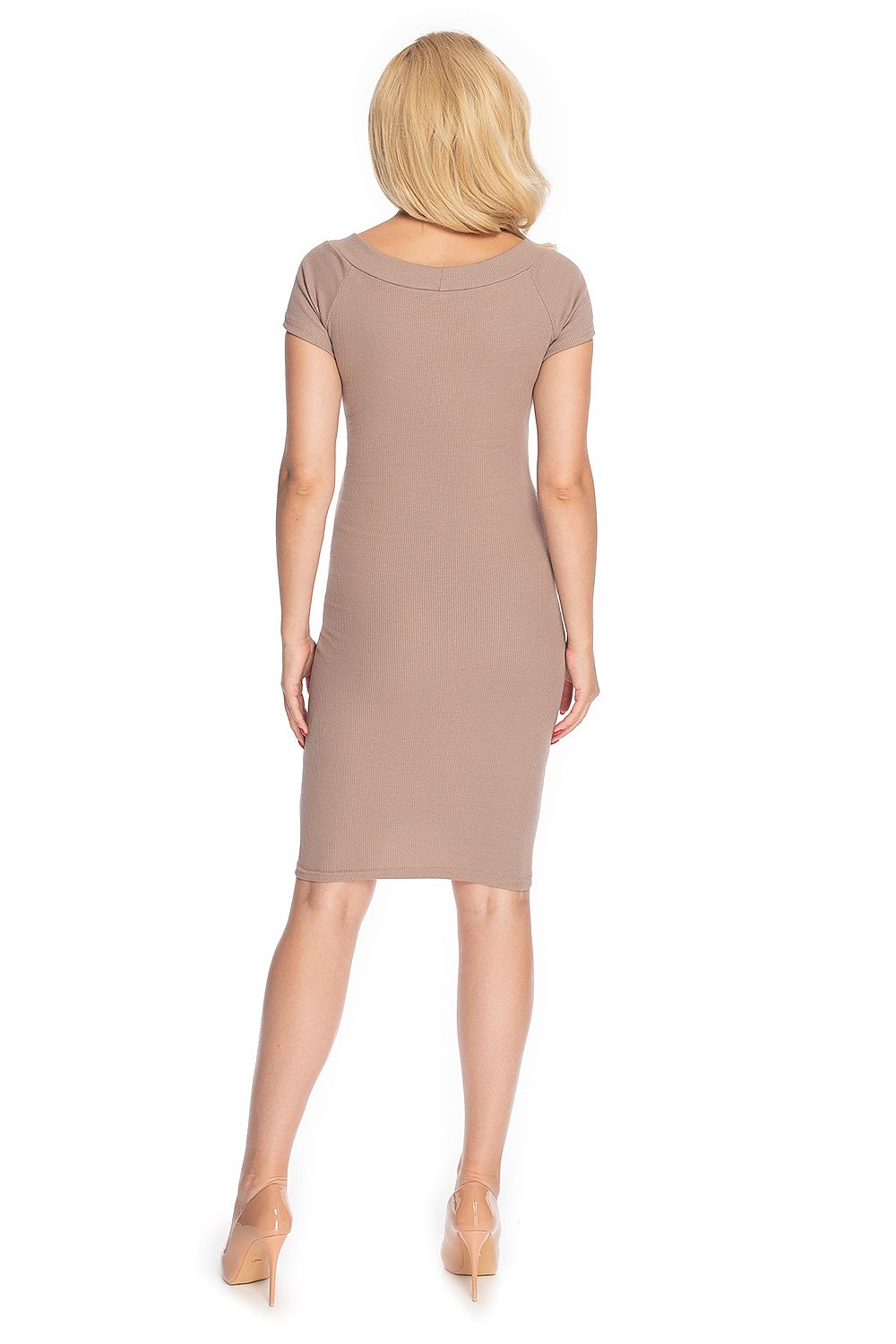  Sukienka Model 1702 Cappuccino - PeeKaBoo 