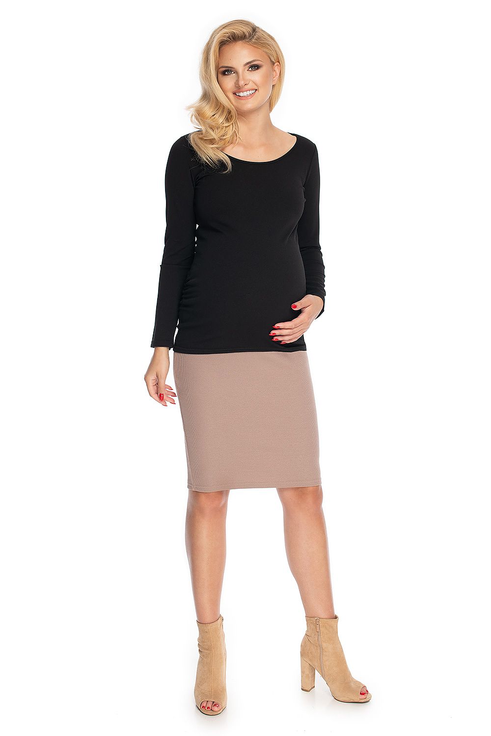   Bluzka Model 1708 Black - PeeKaBoo 