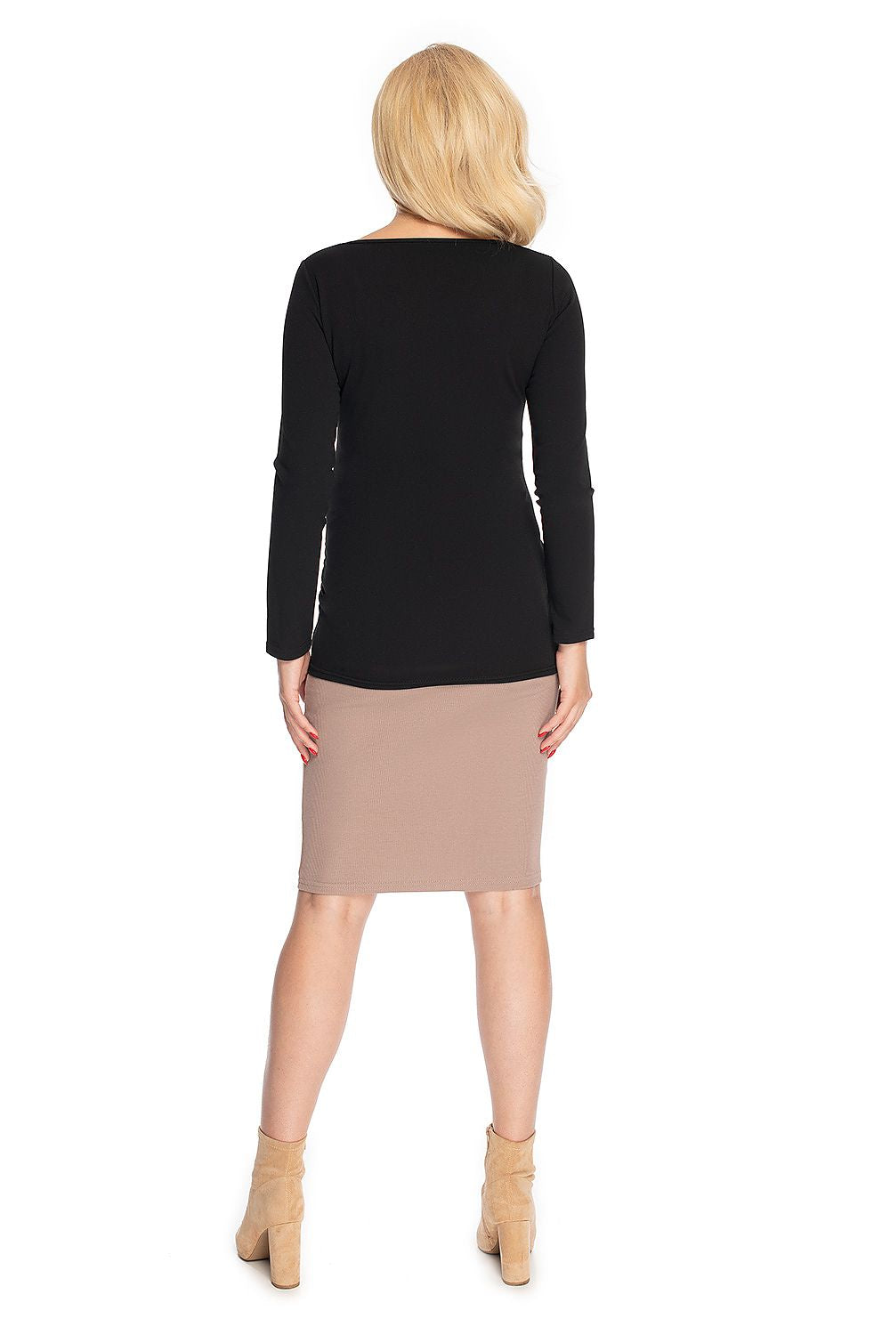  Bluzka Model 1708 Black - PeeKaBoo 