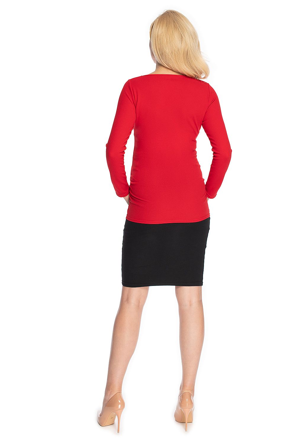   Bluzka Model 1708 Red - PeeKaBoo 