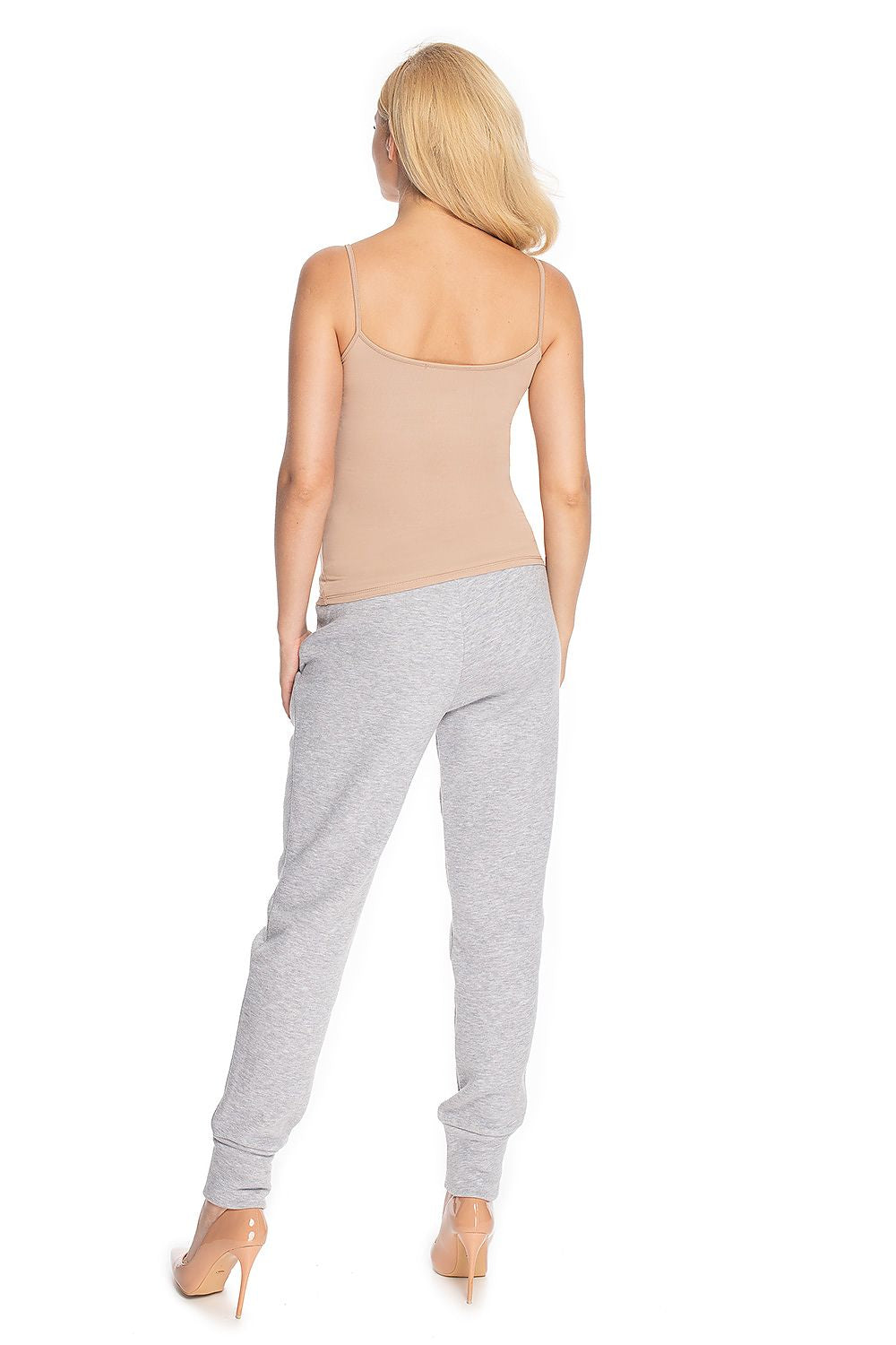   Spodnie Ciążowe Model 0173 Grey - PeeKaBoo 
