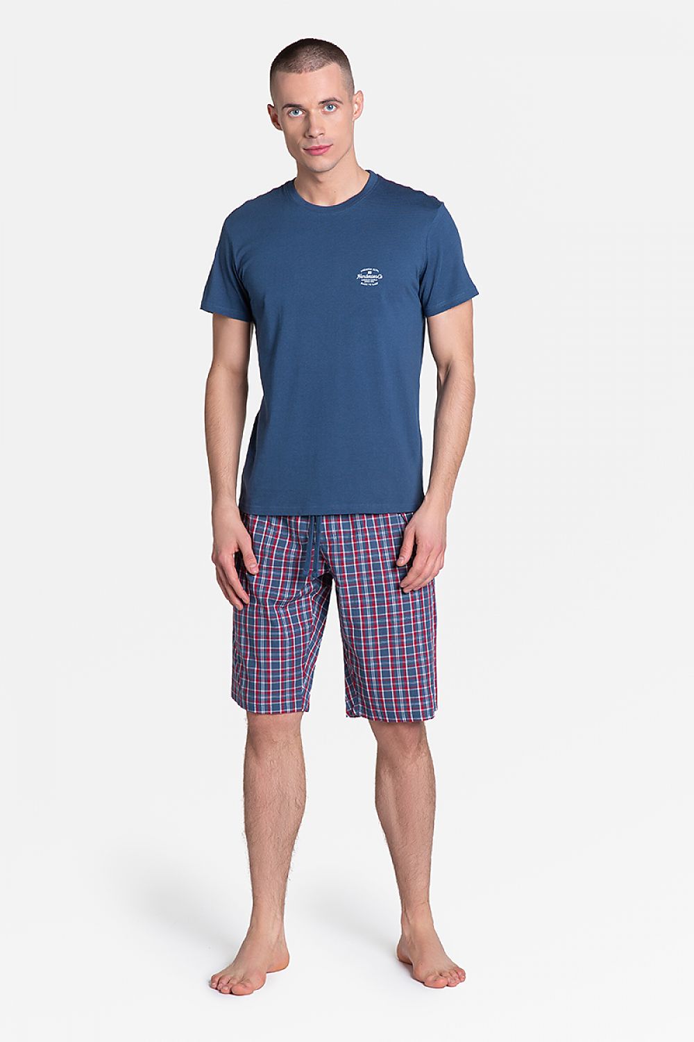   Piżama Męska Model Zeroth 38364-59X Navy - Henderson 