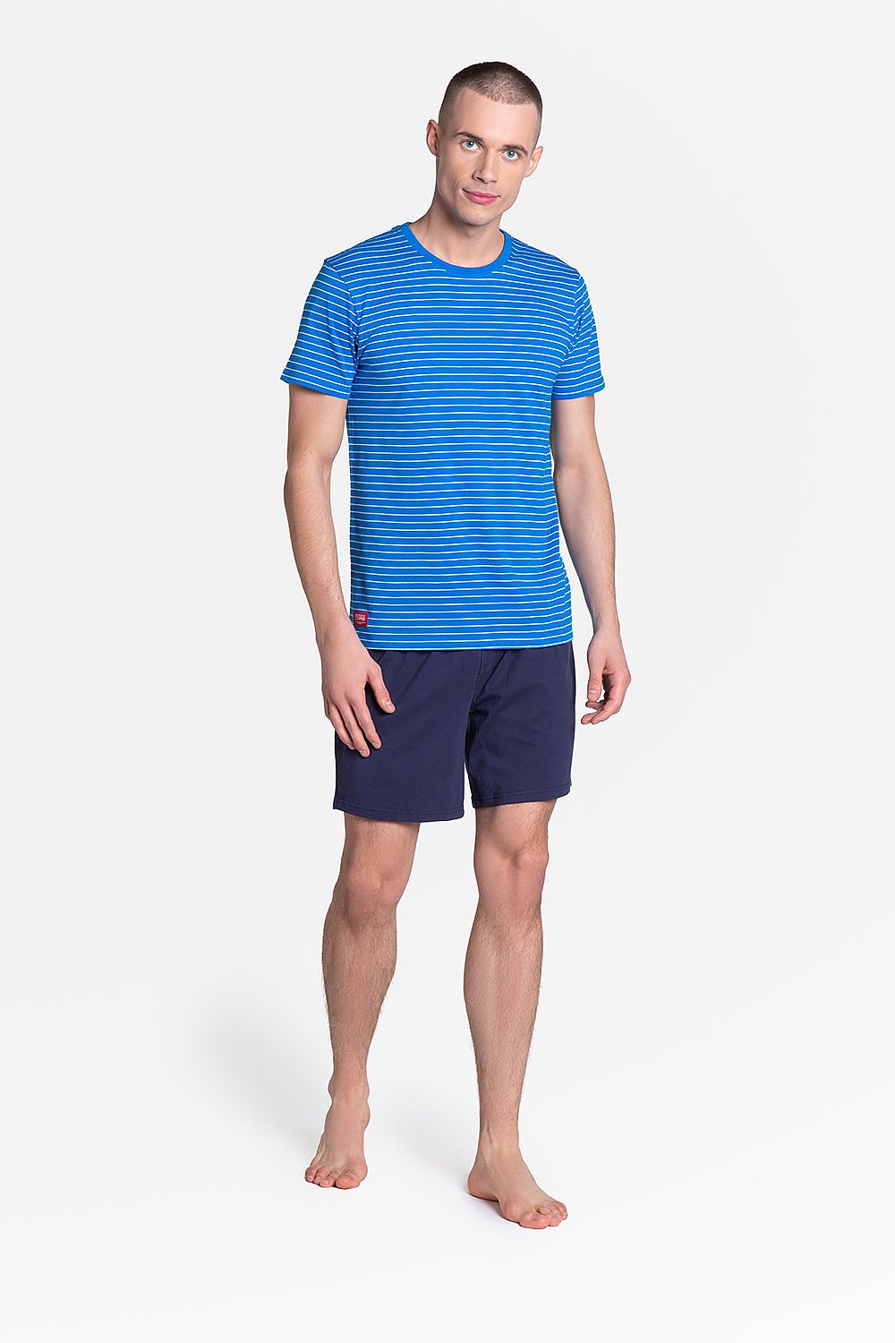   Piżama Męska Model Lane 38873-55X Bue/Navy - Henderson 
