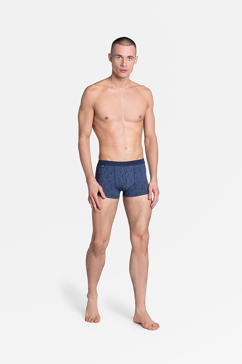  Komplet Bokserki Model Omen 38291-MLC Navy/Grey - Henderson 