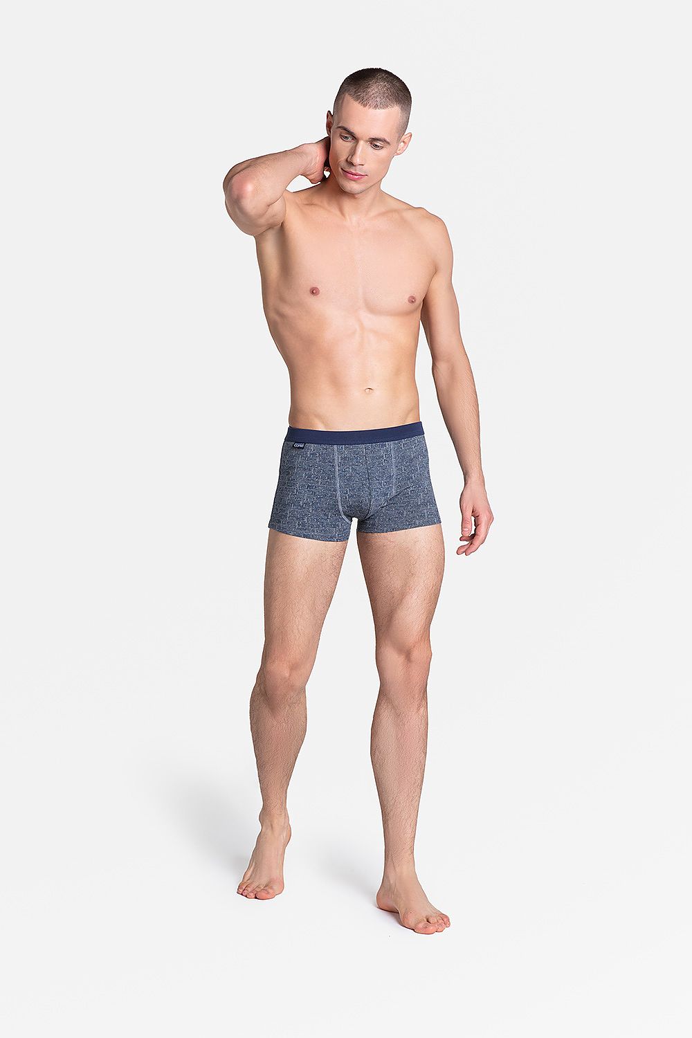   Komplet Bokserki Model Omen 38291-MLC Navy/Grey - Henderson 
