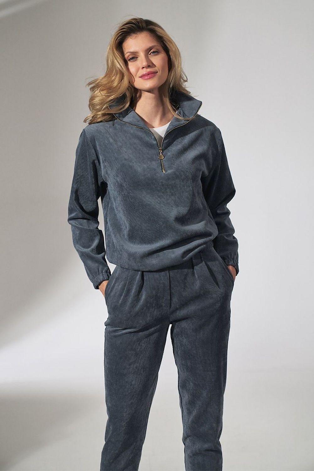   Bluza Damska Model M741 Blue - Figl 