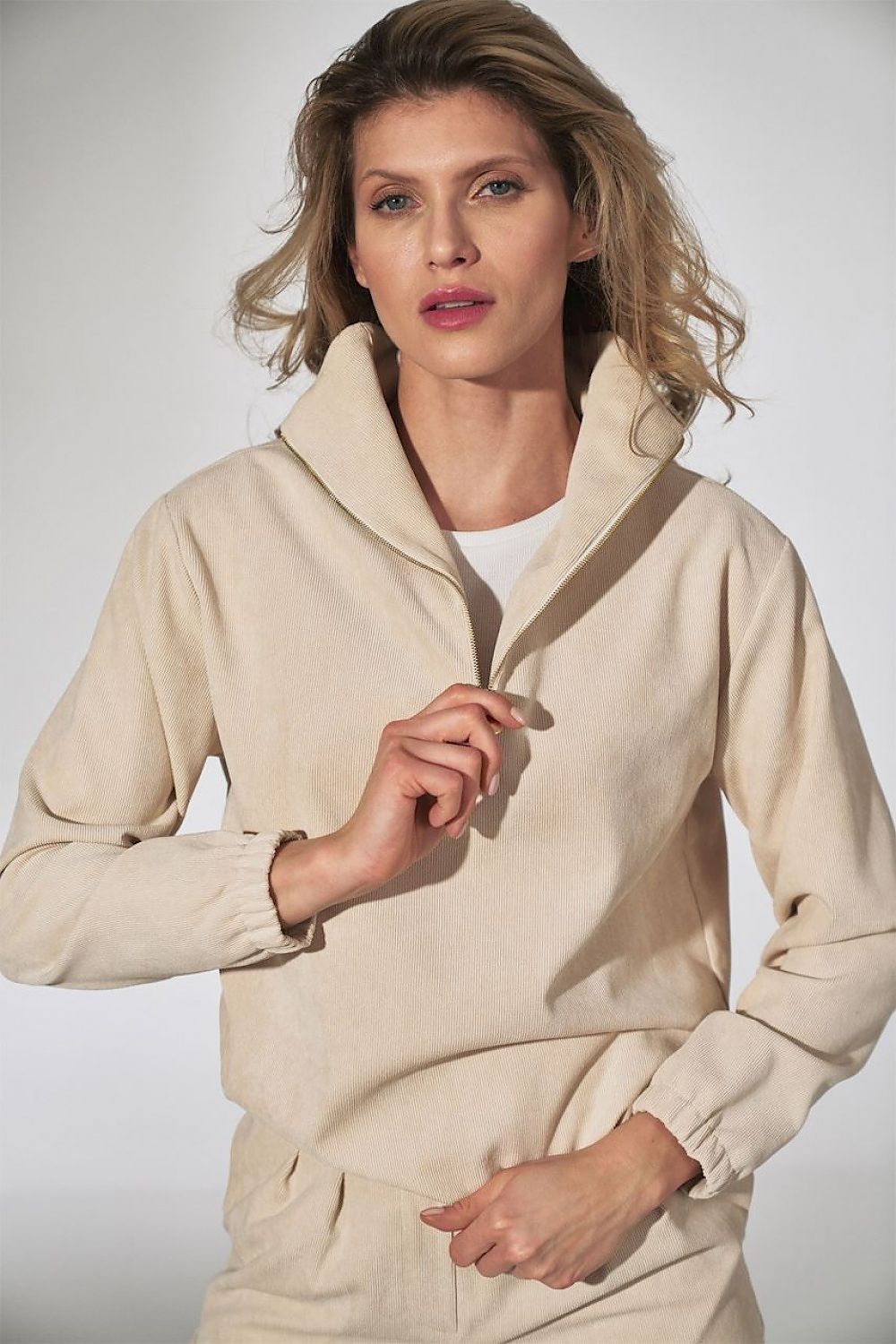  Bluza Damska Model M741 Beige - Figl 