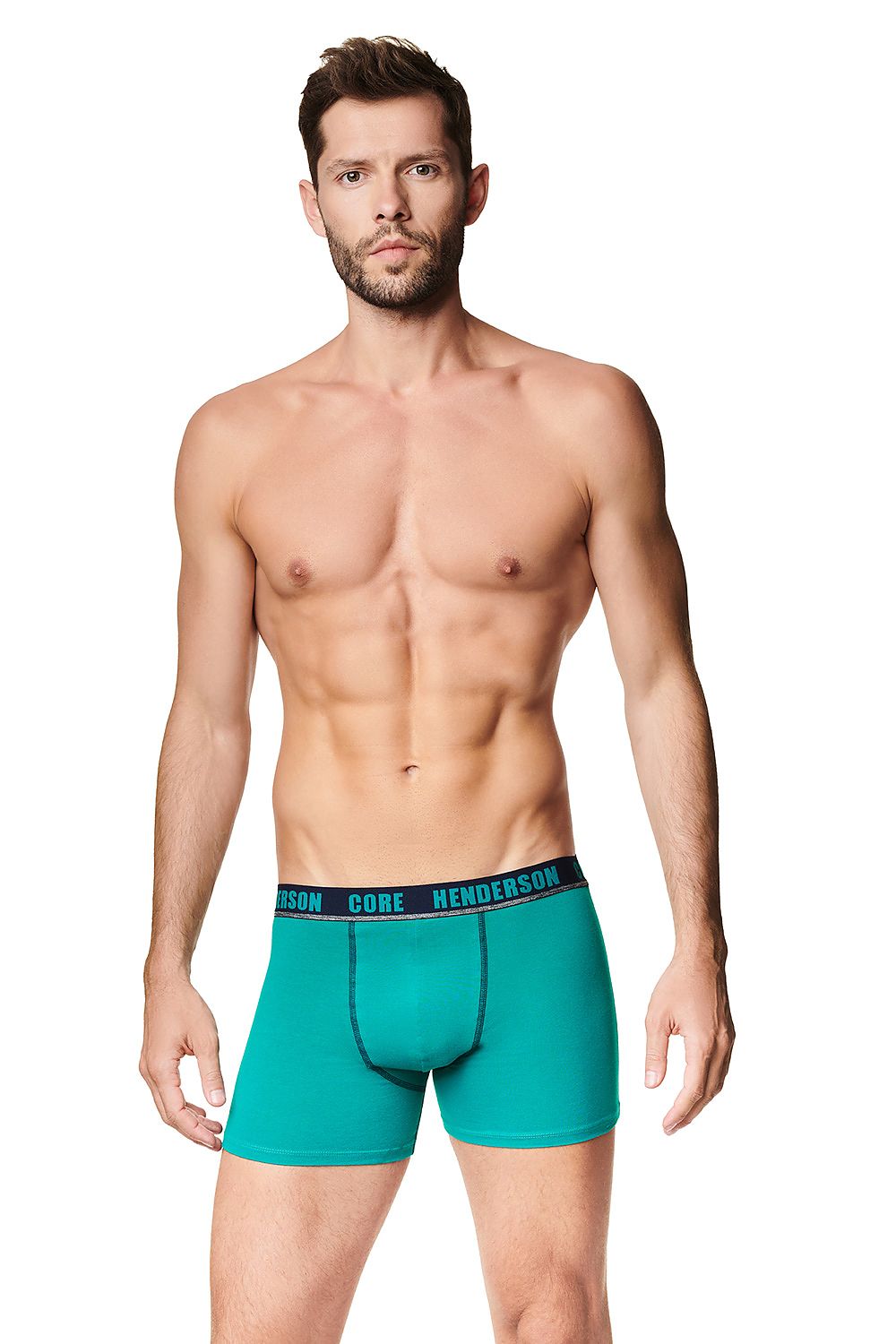   Komplet Bokserki Model Archer 39318-MLC Green/Navy - Henderson 