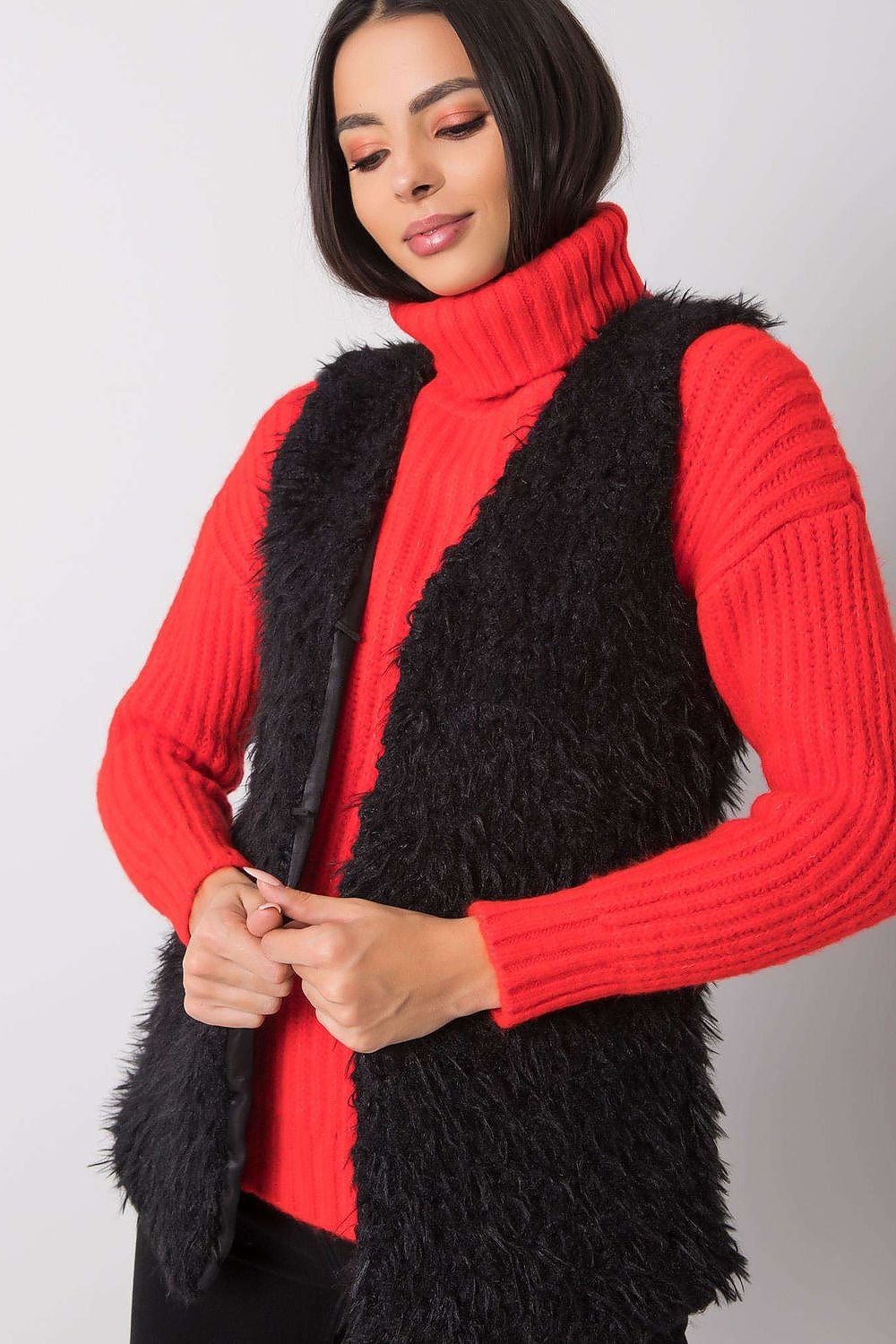  Kamizelka Model TW-KZ-1402.10P Black - Och Bella 