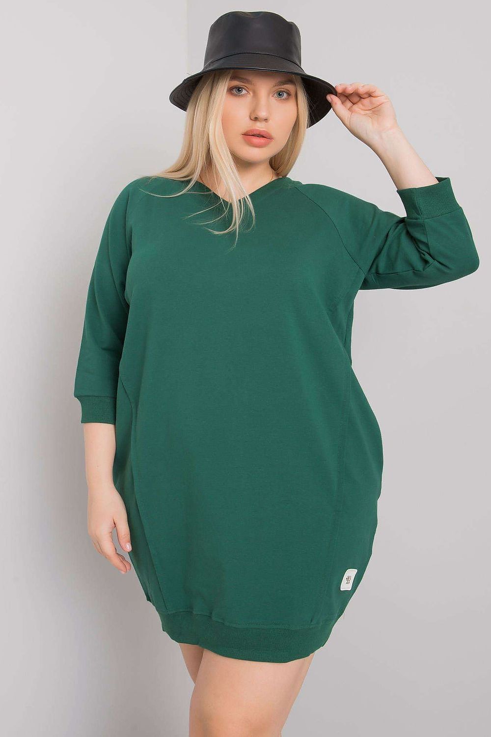  Sukienka Model RV-SK-6847.59P Dark Green - Relevance 