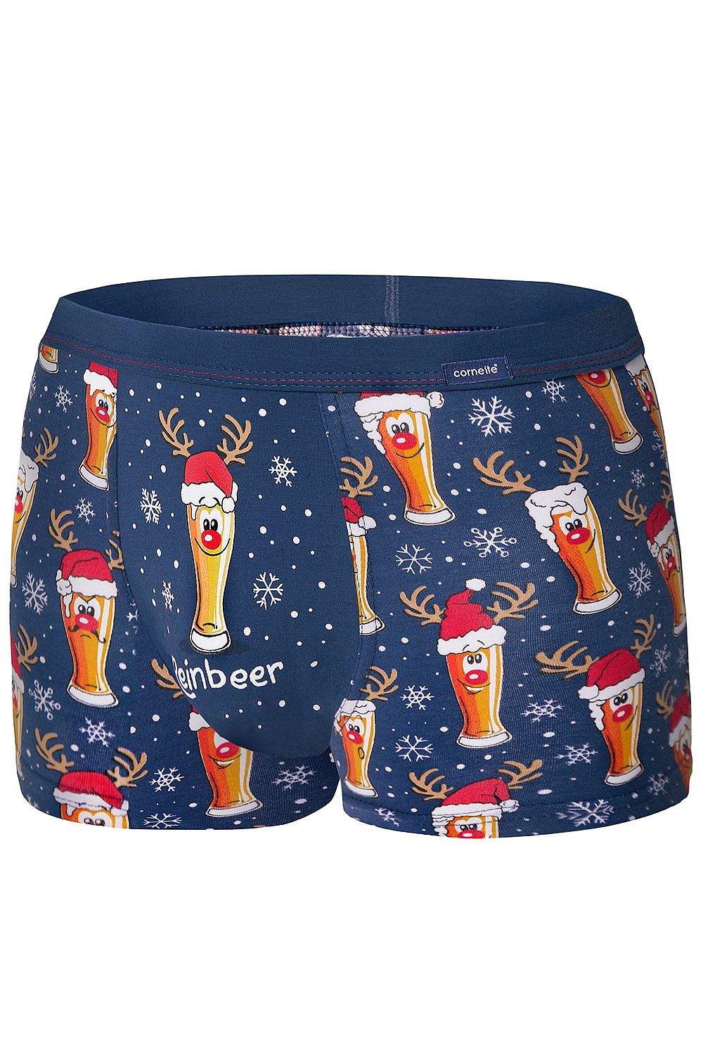   Bokserki Model Beer 007/53 Beer Merry Chrystmas Navy - Cornette 