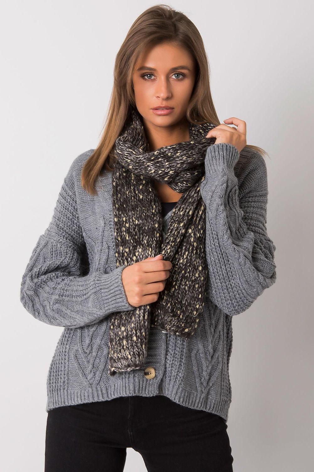   Szalik Damski Model AT-SZ-RH-1407.23X Black - AT 