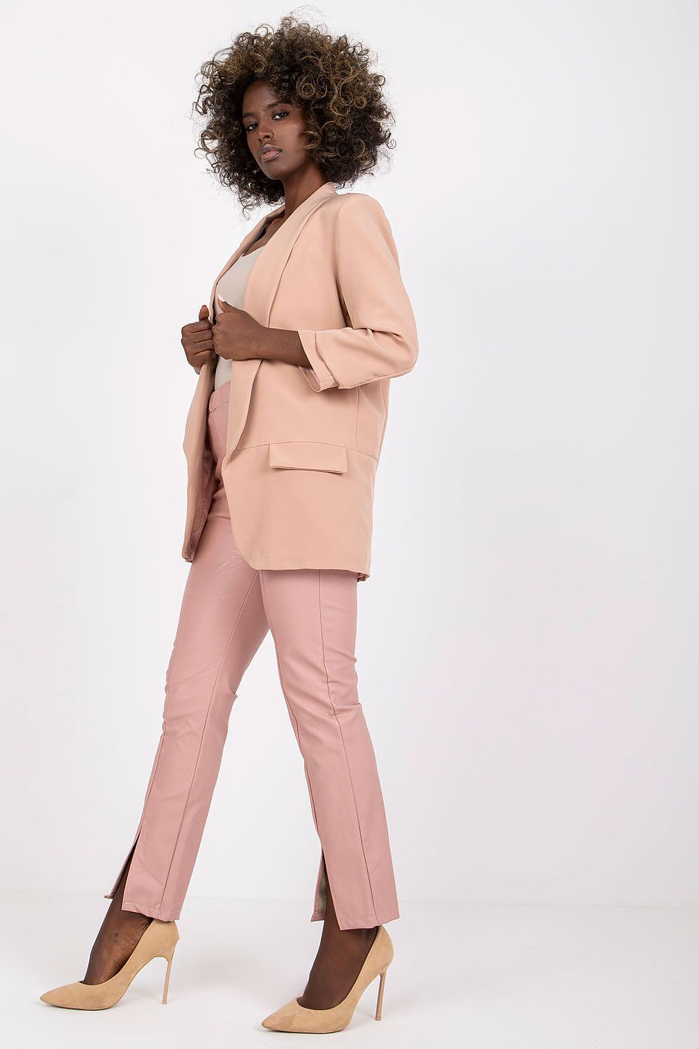  Żakiet Model DHJ-MA-7684.15P Dark Pink - Italy Moda 