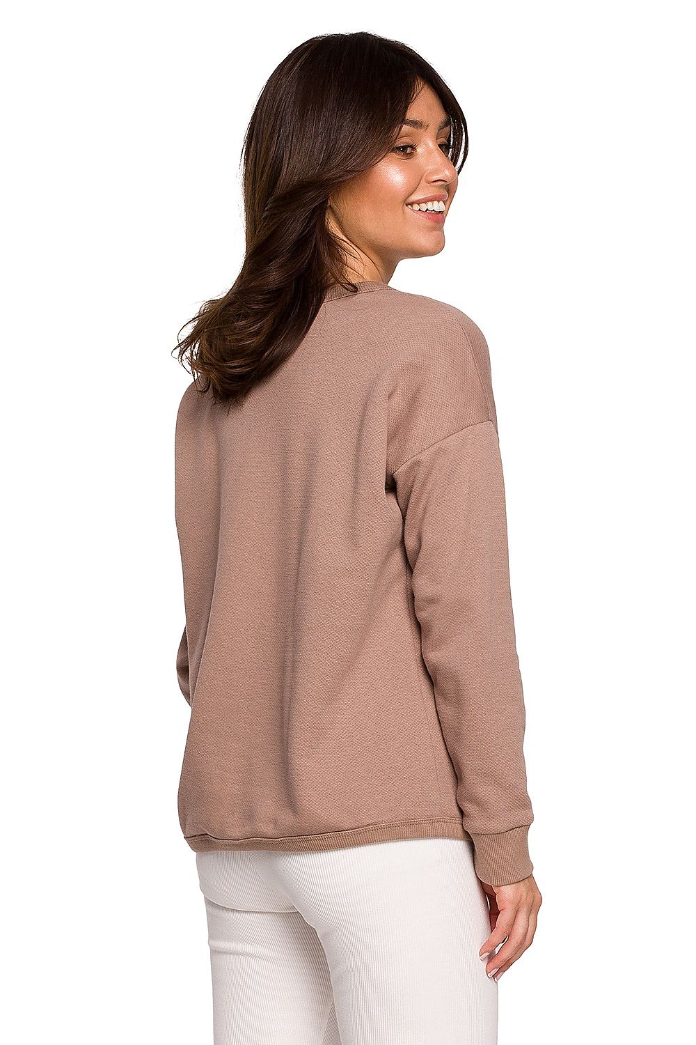   Bluza Damska Model B225 Cappuccino - BeWear 