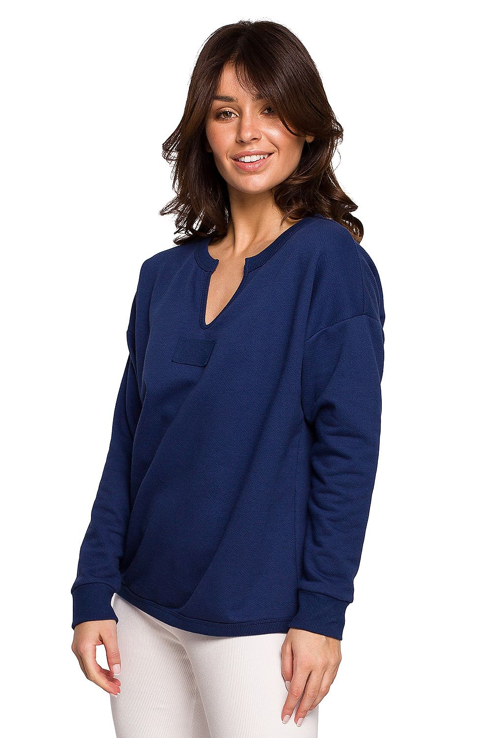   Bluza Damska Model B225 Atrament - BeWear 