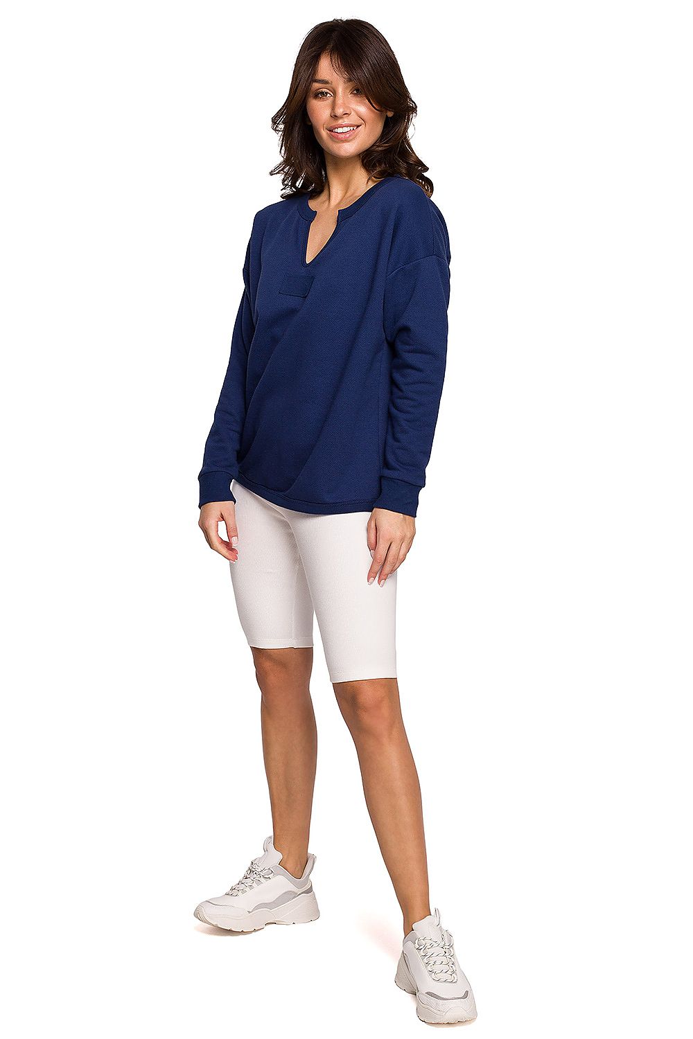   Bluza Damska Model B225 Atrament - BeWear 