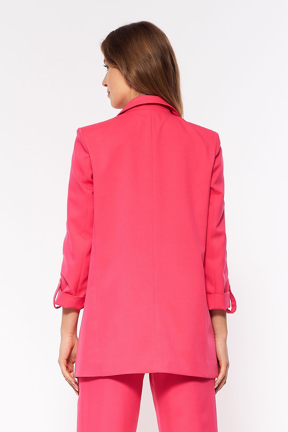   Różowa marynarka oversize Z43 Pink - Nife 