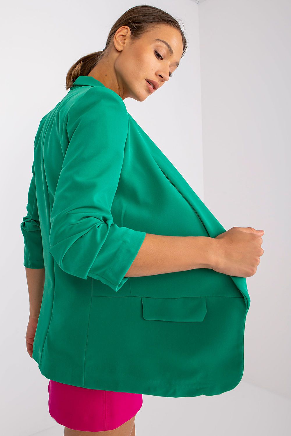   Marynarka Model DHJ-MA-7684.15P Green - Italy Moda 