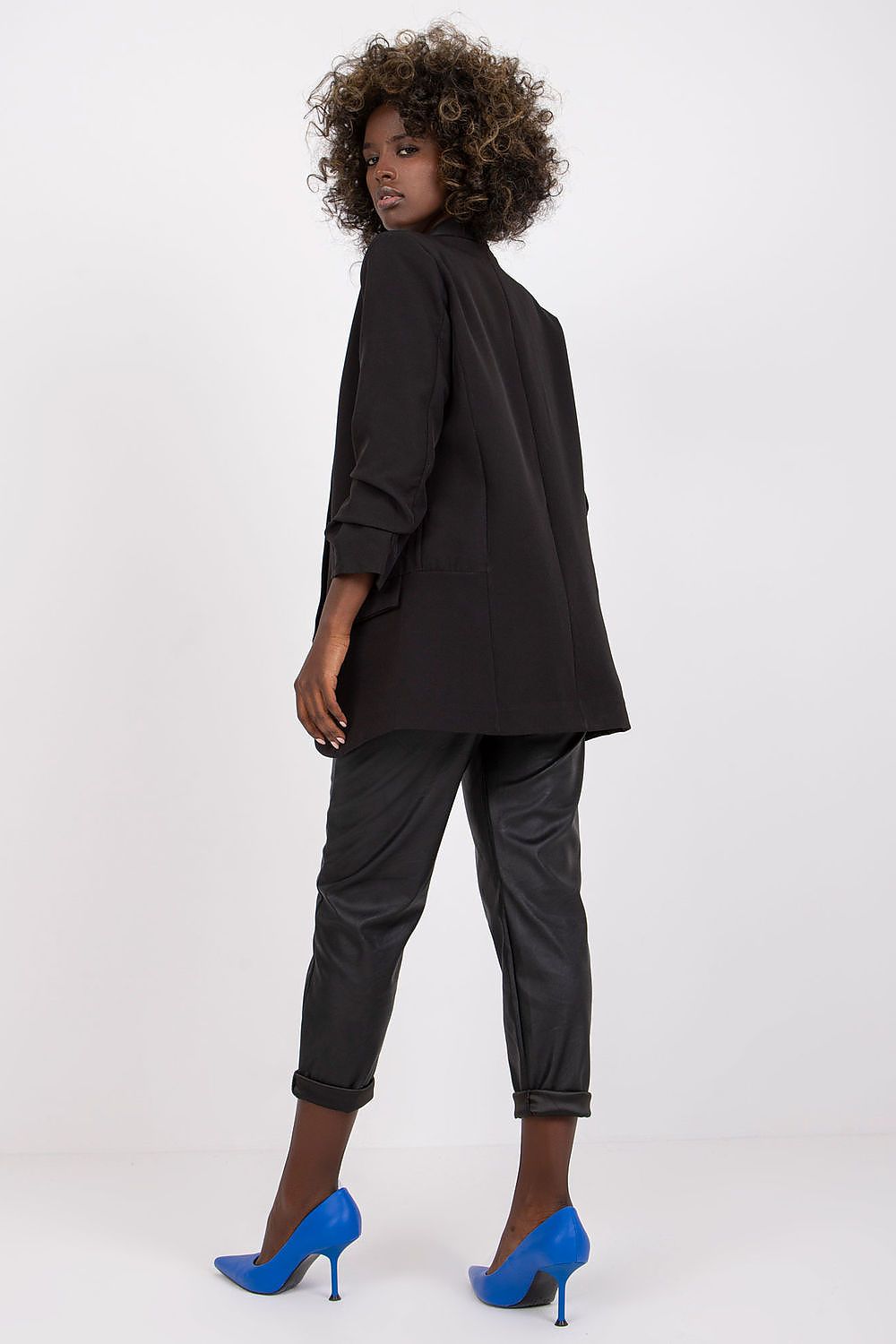   Marynarka Model DHJ-MA-7684.15P Black - Italy Moda 
