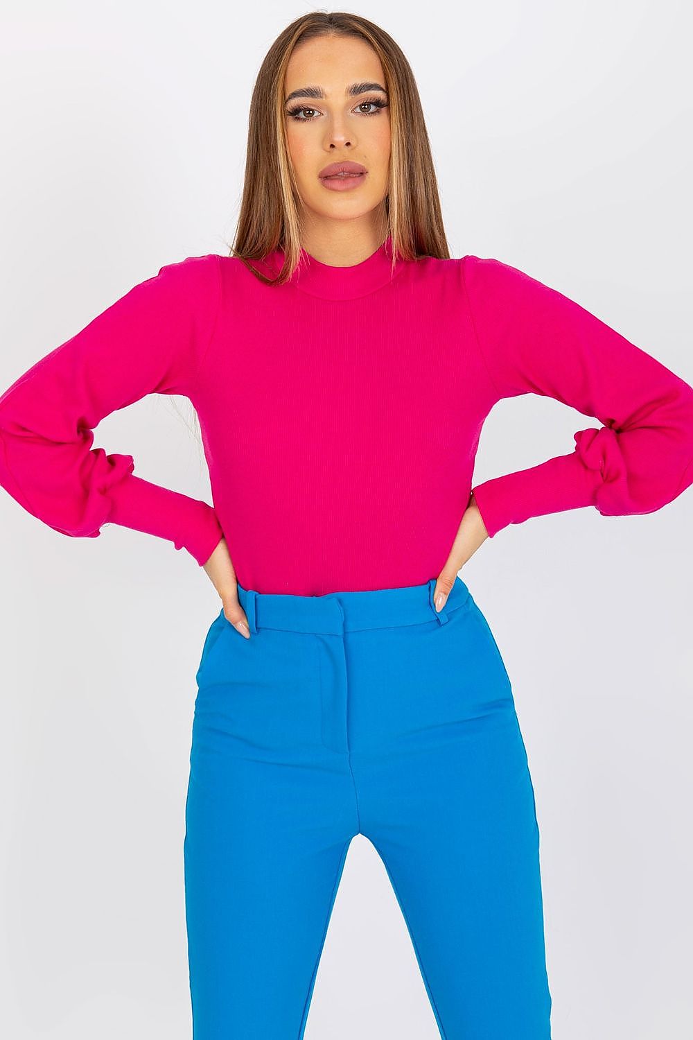   Bluzka Model RV-BZ-5223.15 Fuksja - Rue Paris 