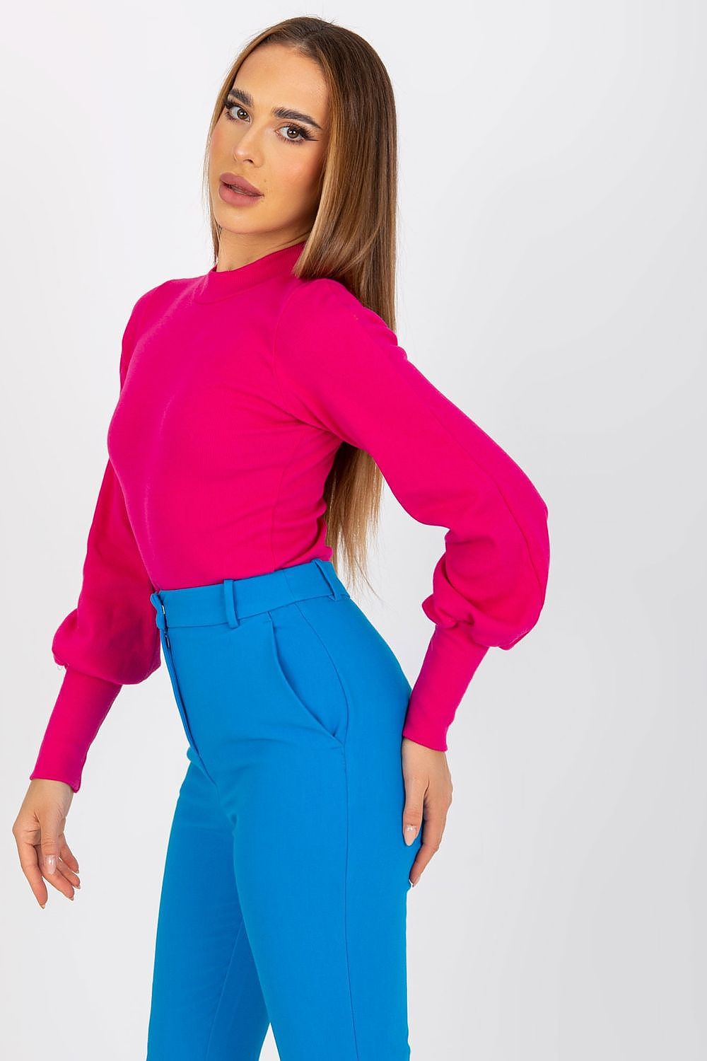   Bluzka Model RV-BZ-5223.15 Fuksja - Rue Paris 